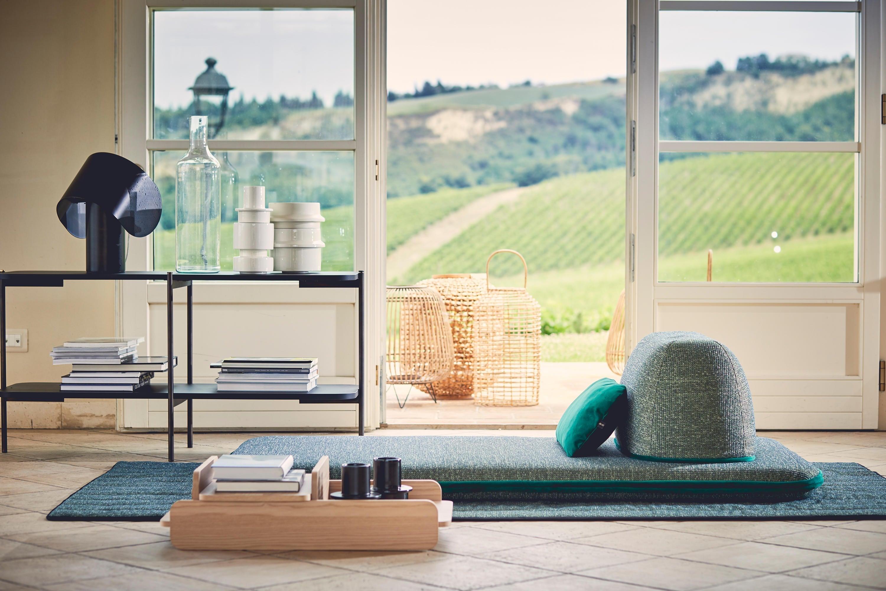 Siedzisko CAILLOU szaro-bordowy Liu Jo Living Eye on Design