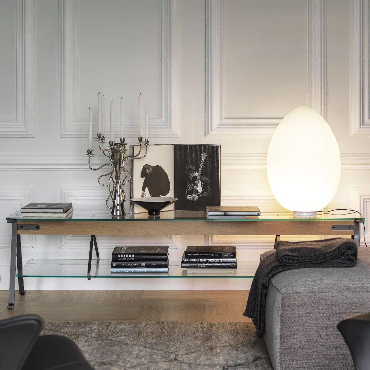 SIMON Kerzenständer silber