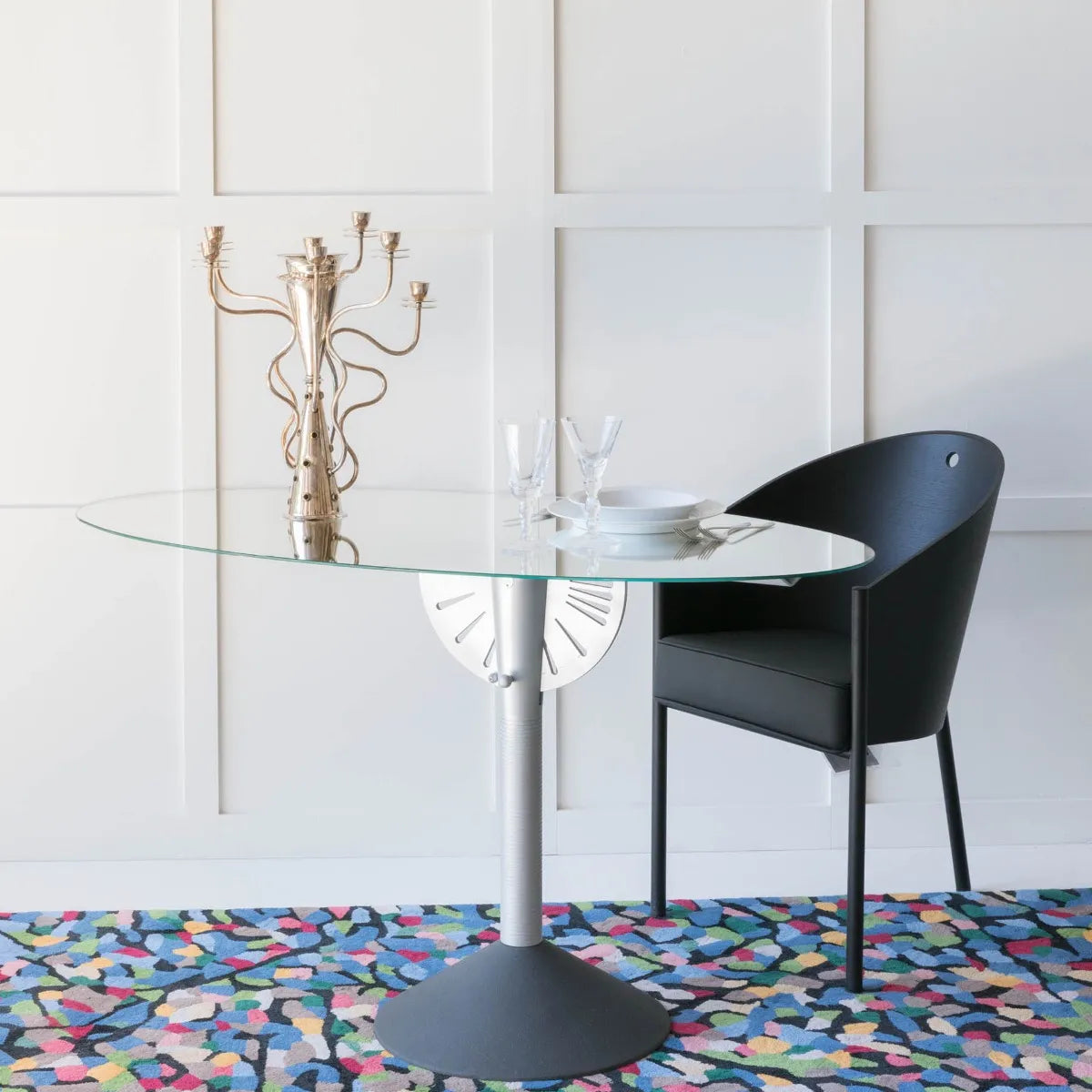 SIMON Kerzenständer silber