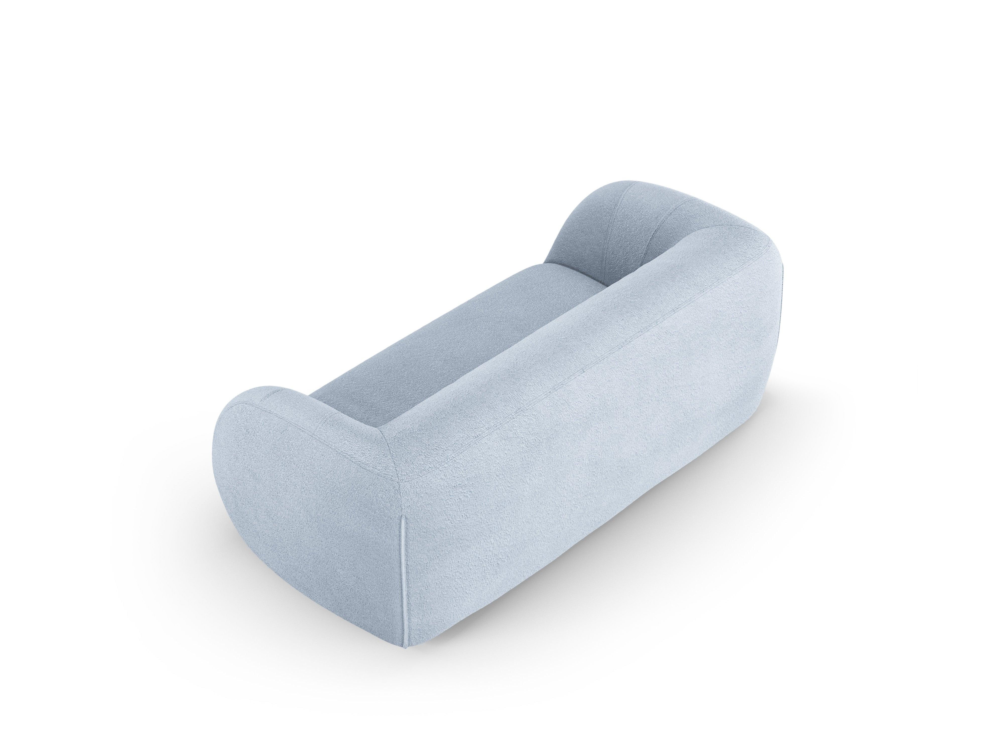 Sofa 2-osobowa ESSEN jasnoniebieski boucle Cosmopolitan Design Eye on Design
