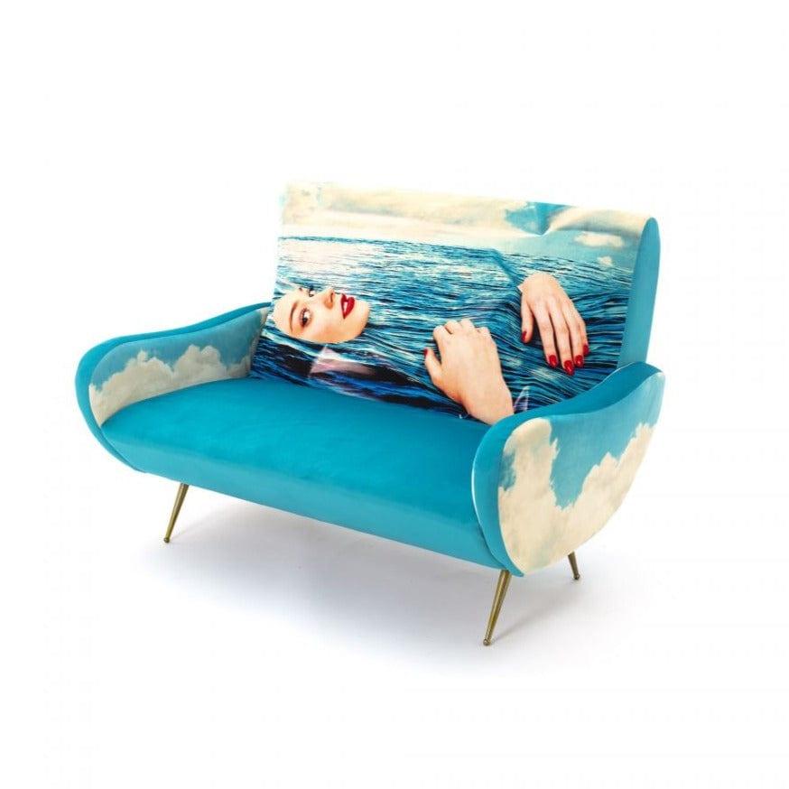 Sofa 2-osobowa SEA GIRL turkusowy Seletti Eye on Design
