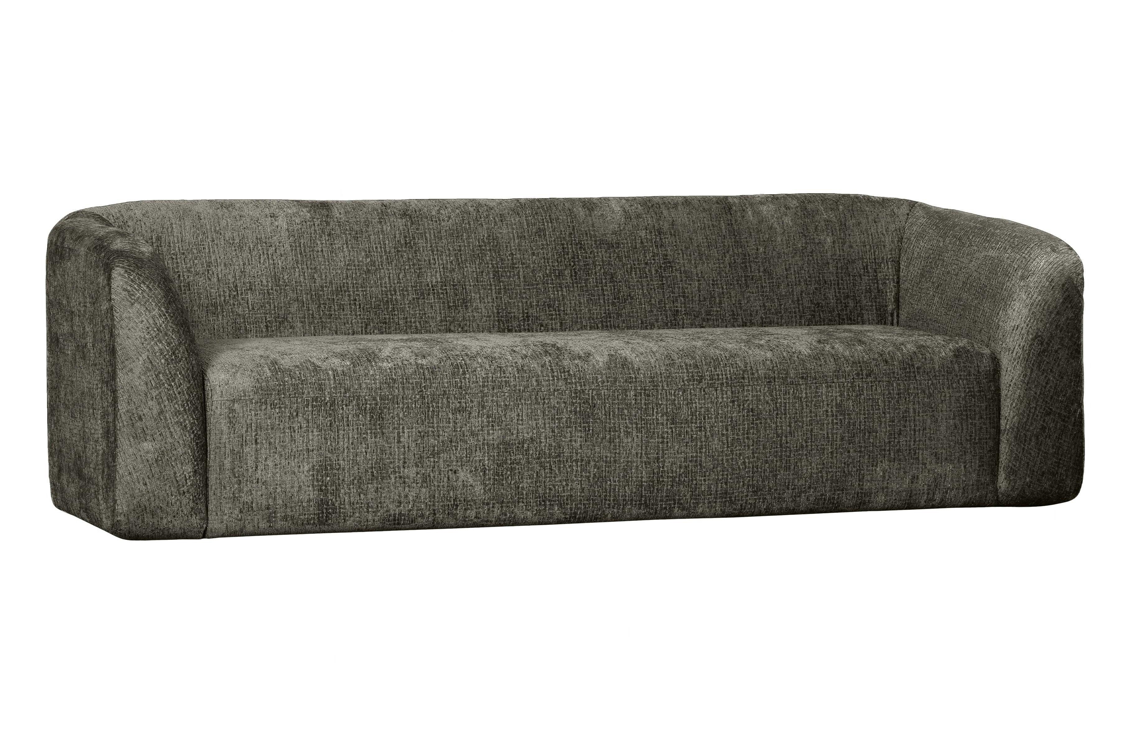Sofa 3-osobowa aksamitna SLOPING szarozielony Be Pure Eye on Design