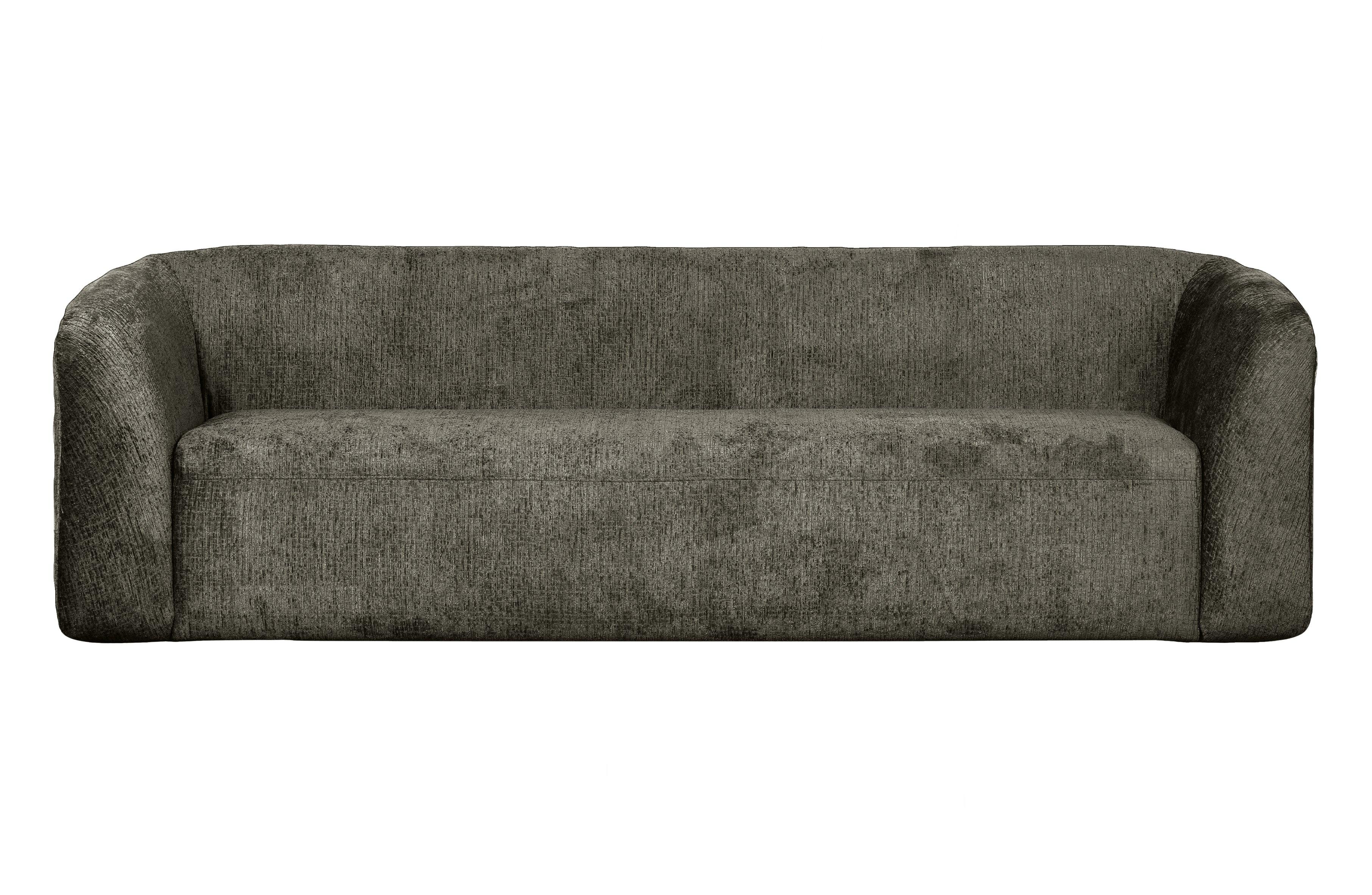 Sofa 3-osobowa aksamitna SLOPING szarozielony Be Pure Eye on Design