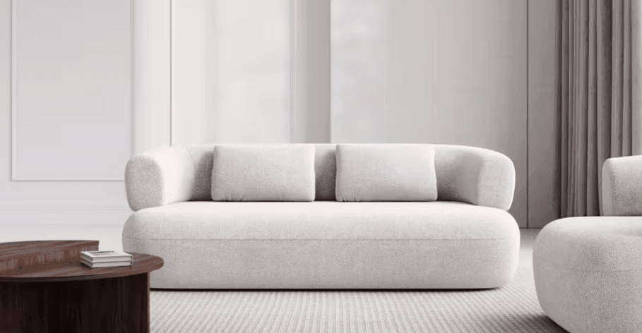 Sofa 3-osobowa ALDRIN ciemnoszary szenil Windsor & Co Eye on Design