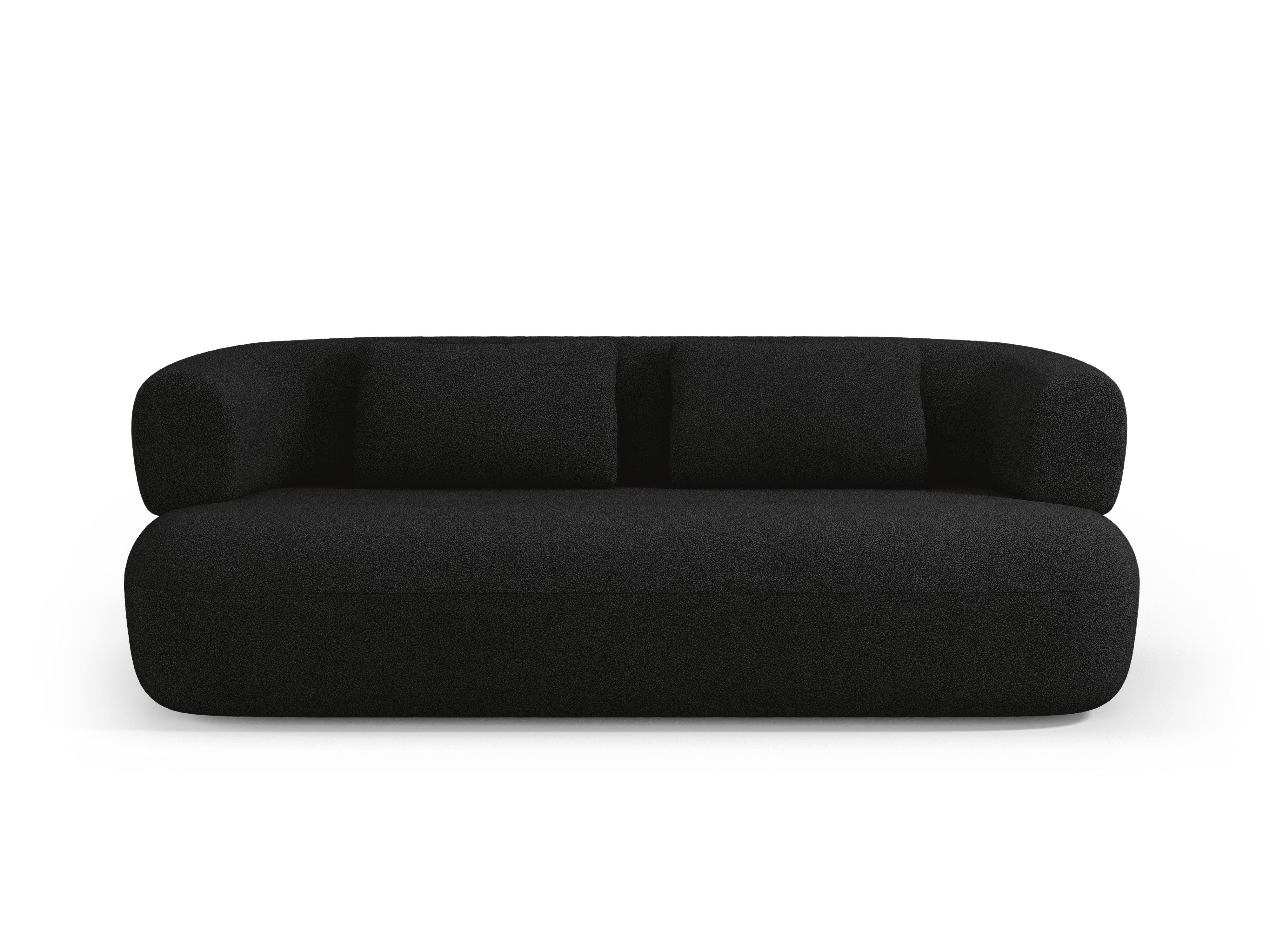 Sofa 3-osobowa ALDRIN czarny boucle Windsor & Co Eye on Design