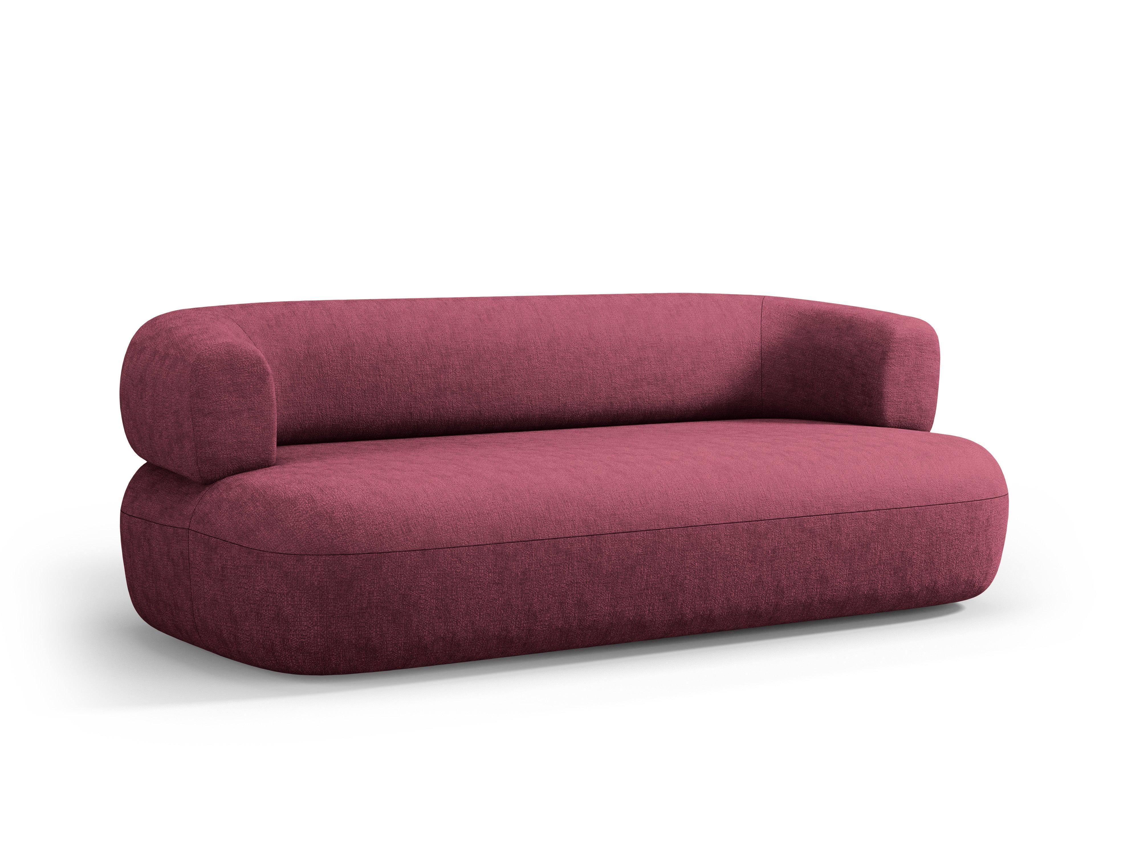 Sofa 3-osobowa ALDRIN karmazynowy szenil Windsor & Co Eye on Design
