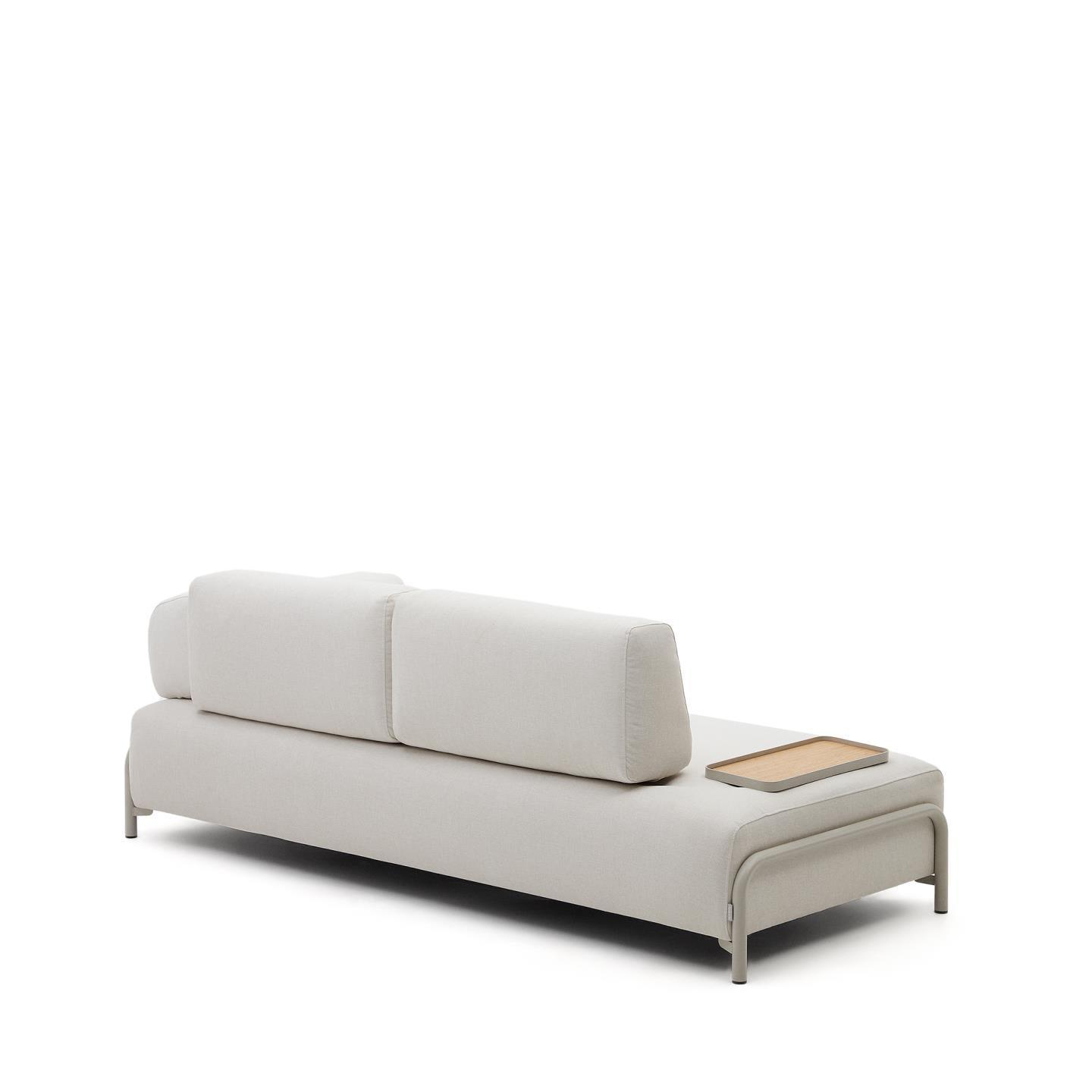 Sofa 3-osobowa COMPO beżowy szenil La Forma Eye on Design