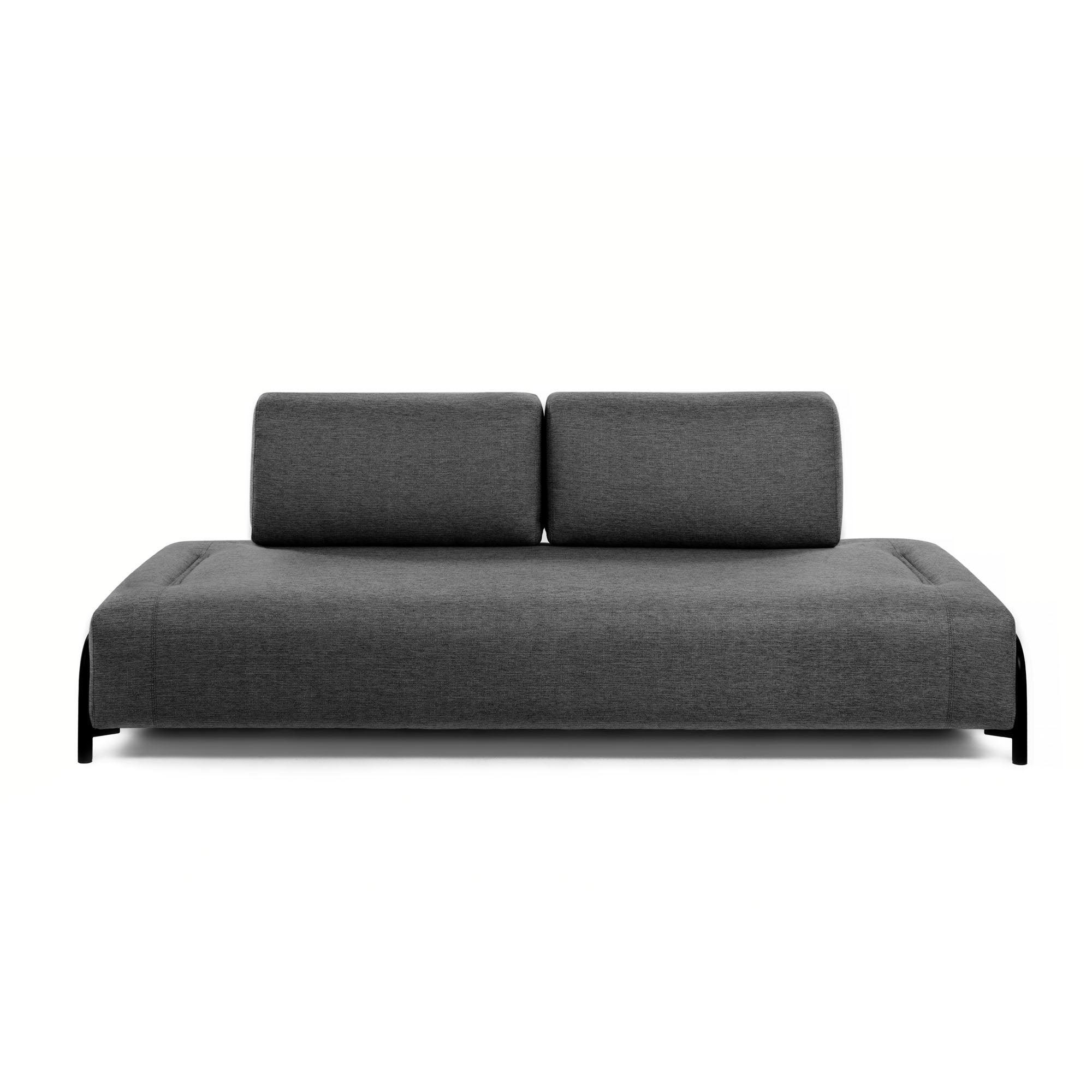 Sofa 3-osobowa COMPO ciemnoszary La Forma Brak Eye on Design
