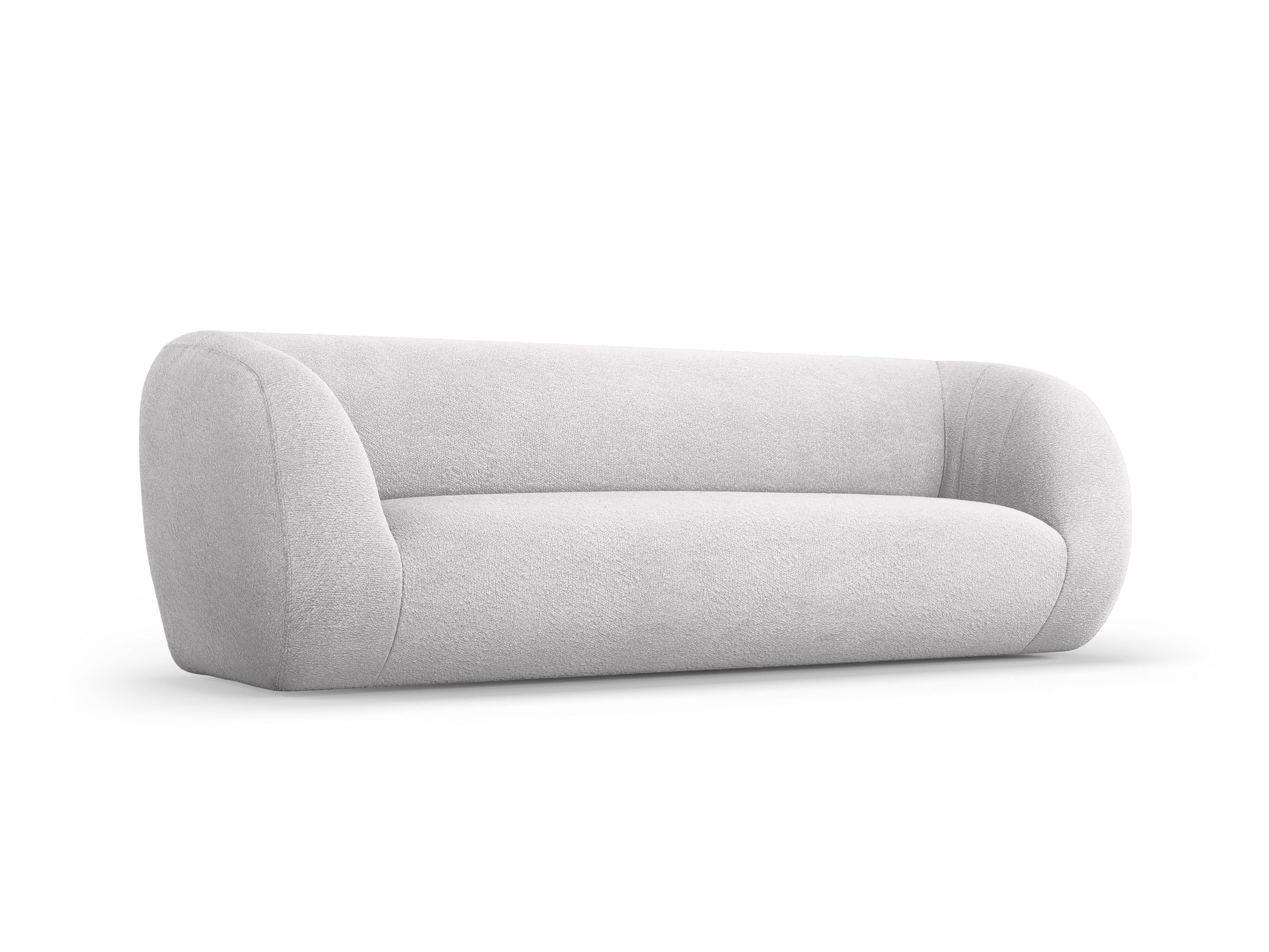 Sofa 3-osobowa ESSEN jasnoszary boucle Cosmopolitan Design Eye on Design