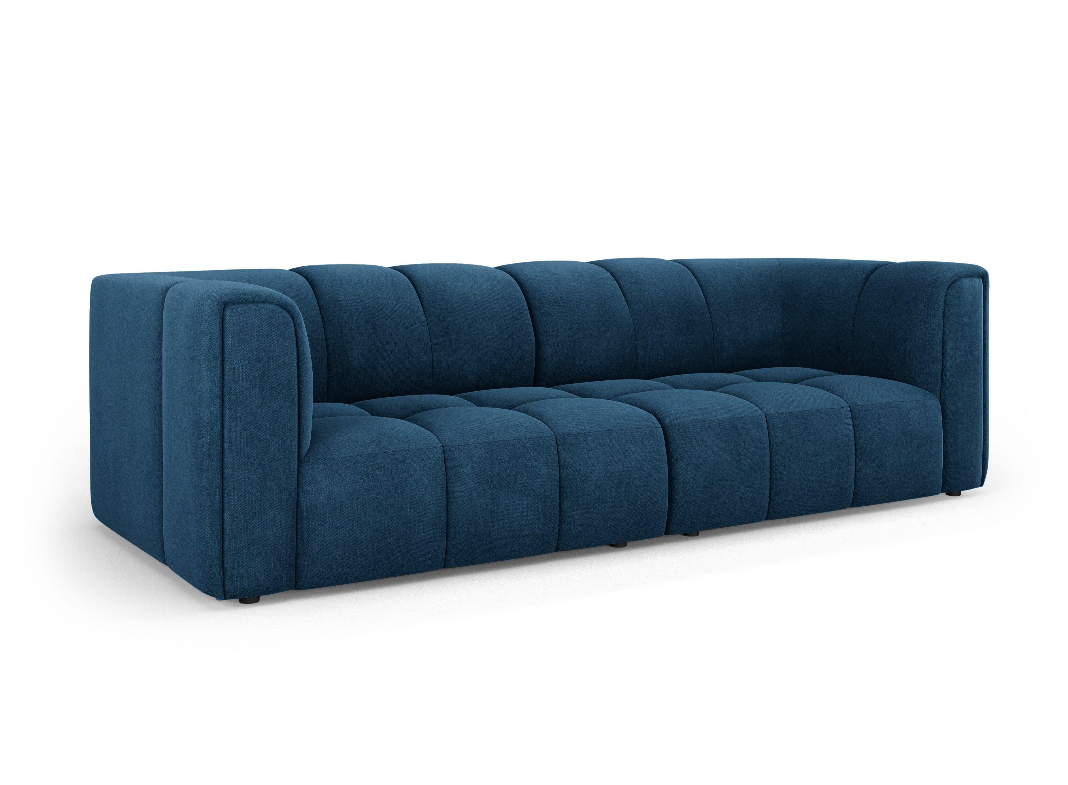 Sofa 3-osobowa FRANCESCA granat królewski szenil Milo Casa Eye on Design