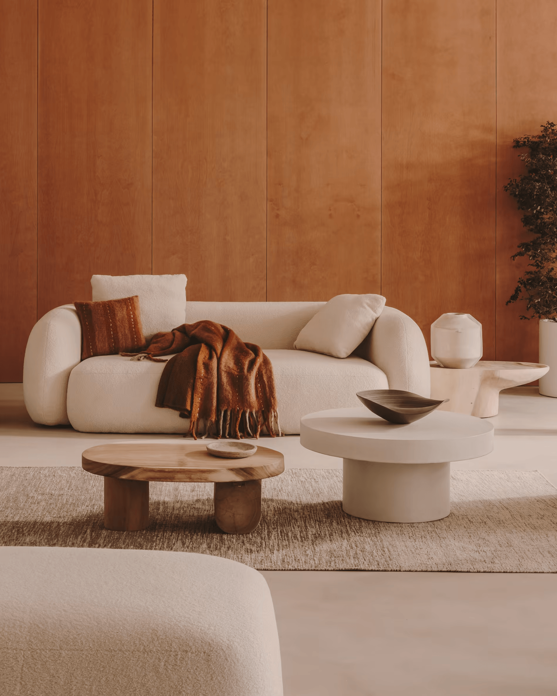 Sofa 3-osobowa MARTINA baranek écru La Forma Eye on Design