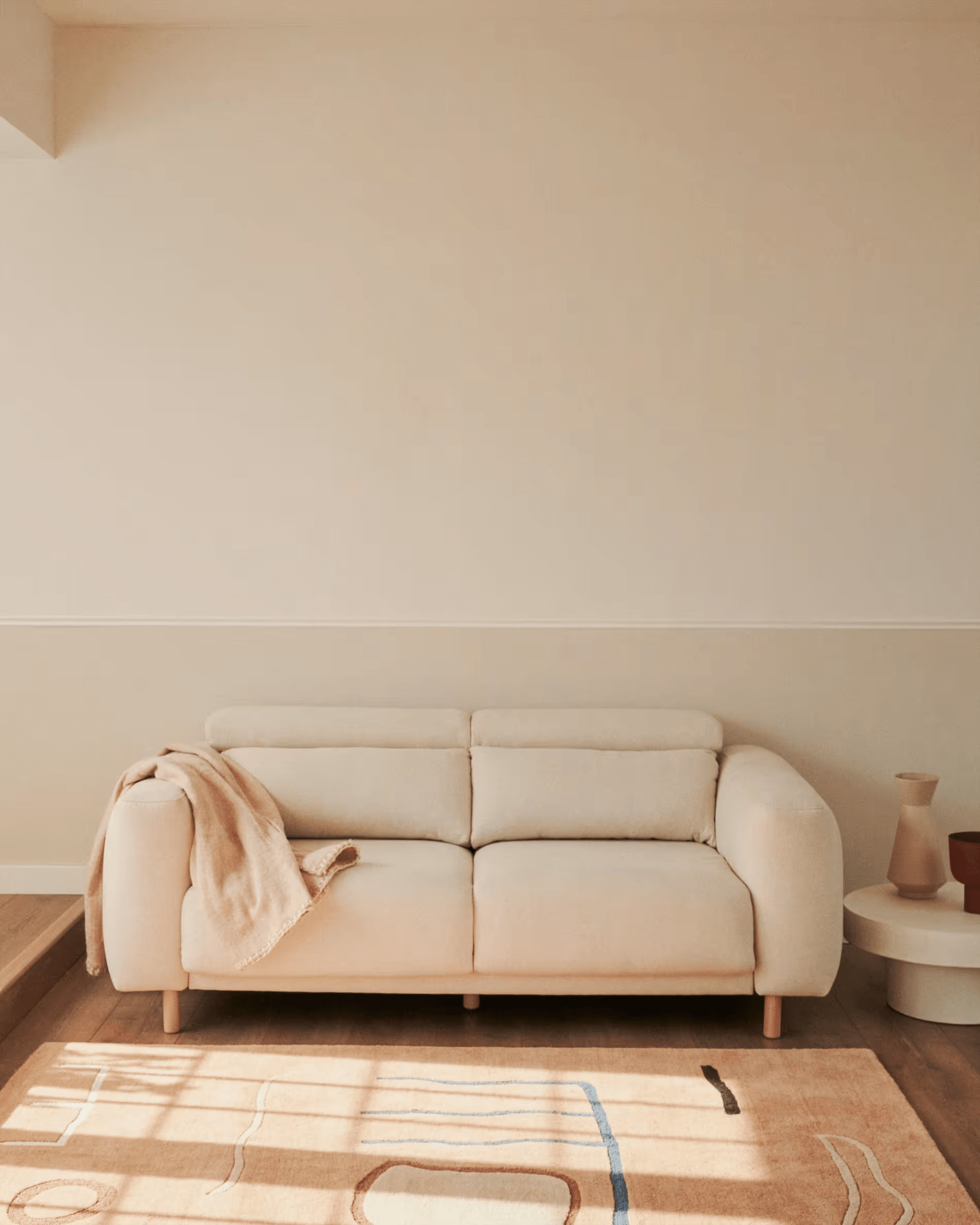 Sofa 3-osobowa SINGA piaskowy La Forma Eye on Design