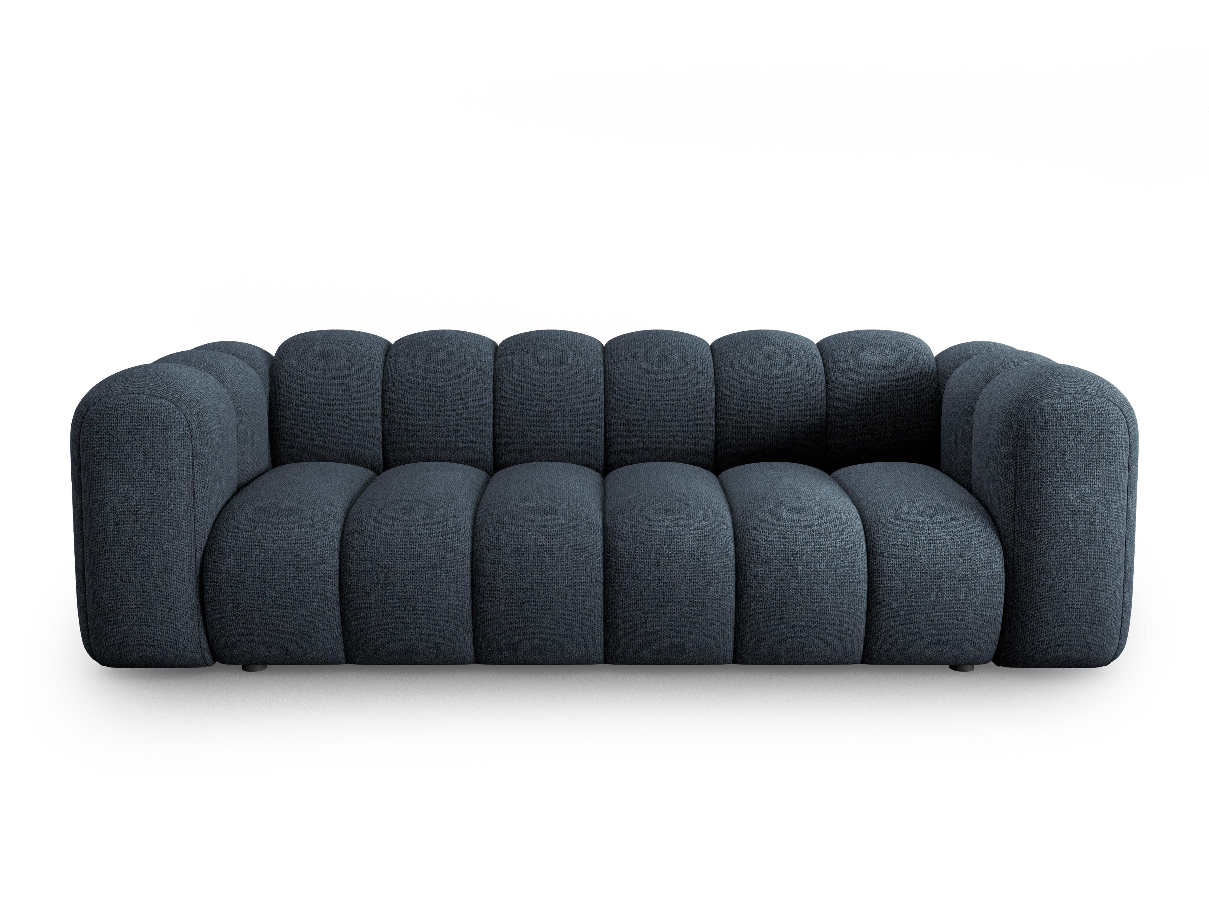 Sofa 3-osobowa SKYLER granatowy szenil Interieurs 86 Eye on Design