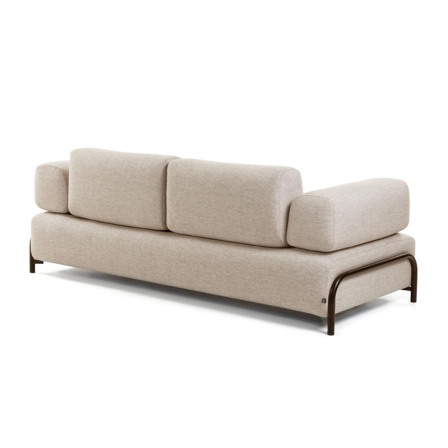 Sofa 3-osobowa z podłokietnikami COMPO beżowy La Forma Eye on Design
