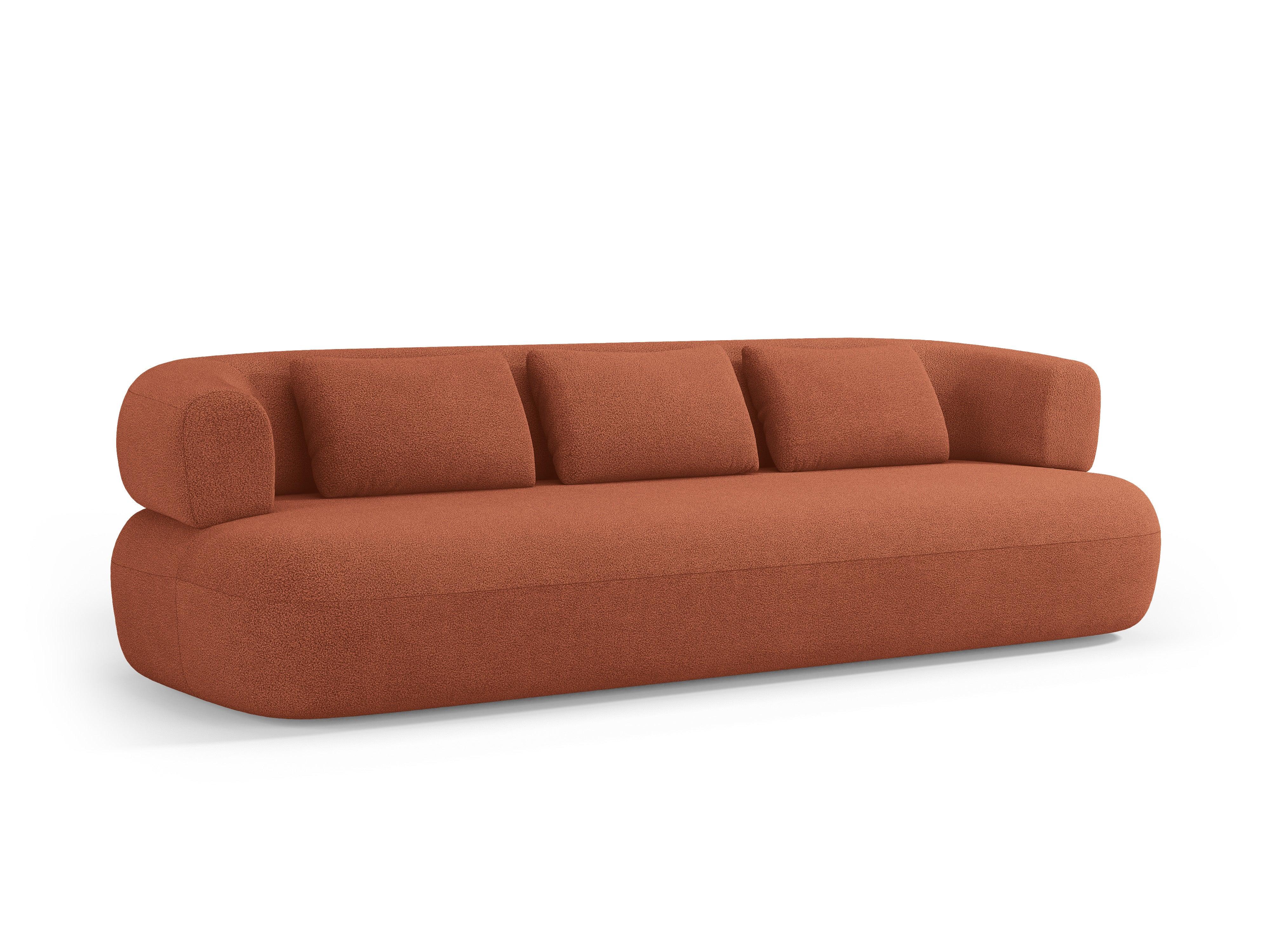 Sofa 4-osobowa ALDRIN ceglany boucle Windsor & Co Eye on Design