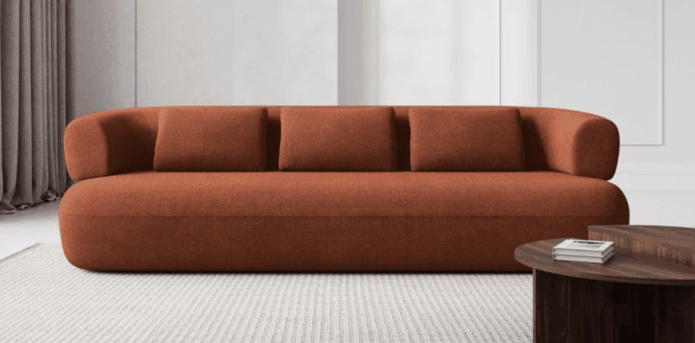 Sofa 4-osobowa ALDRIN granatowy szenil Windsor & Co Eye on Design