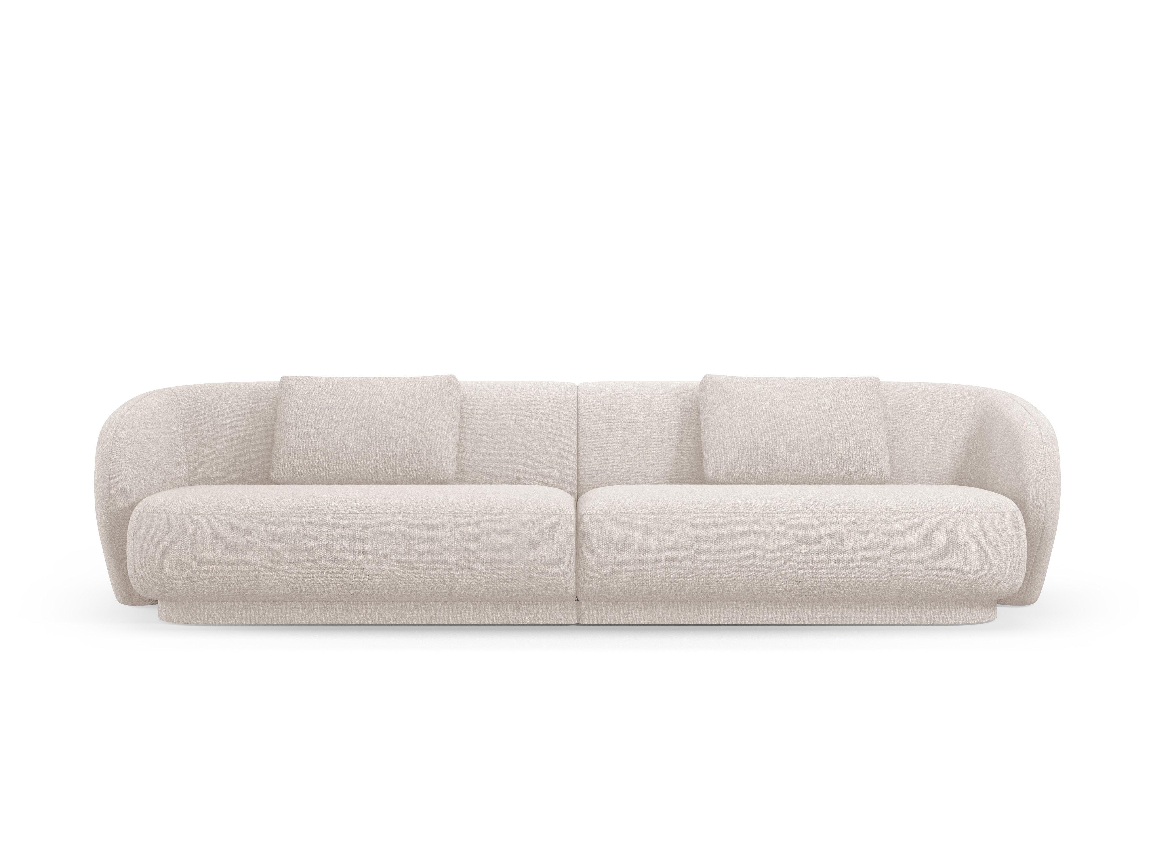 Sofa 4-osobowa CAMDEN beżowy szenil Cosmopolitan Design Eye on Design