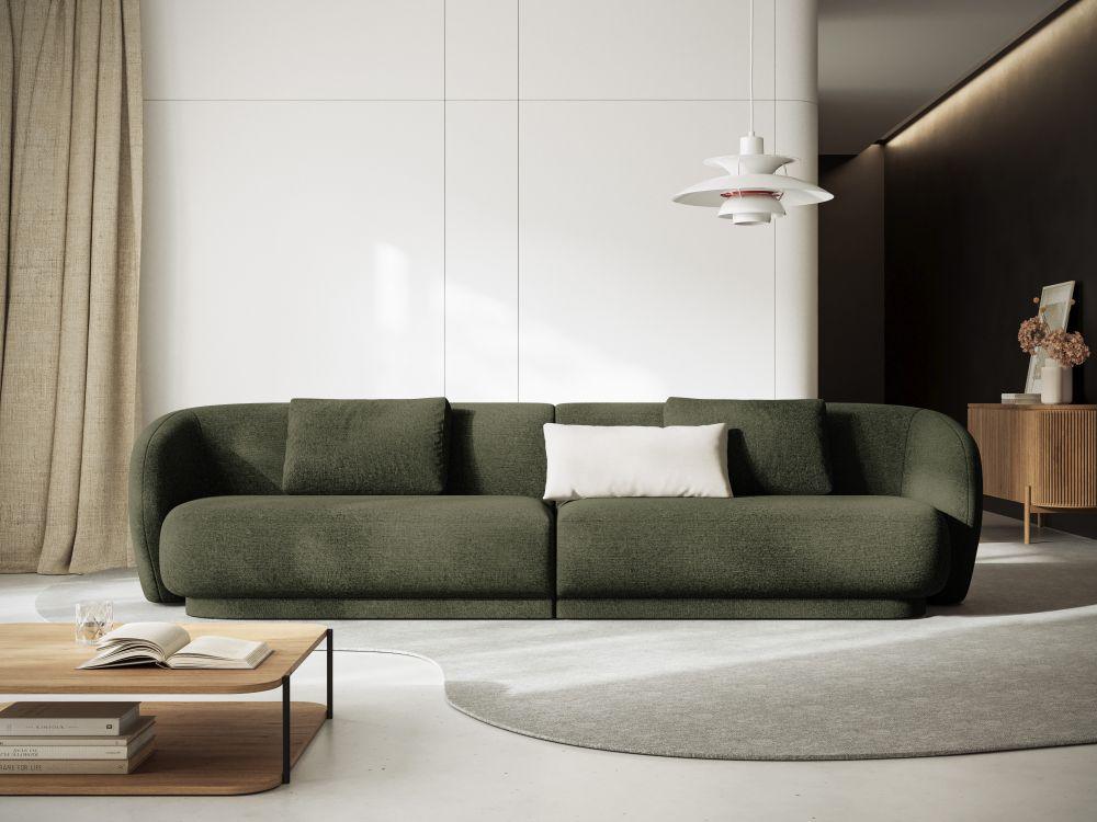 Sofa 4-osobowa CAMDEN zielony szenil Cosmopolitan Design Eye on Design