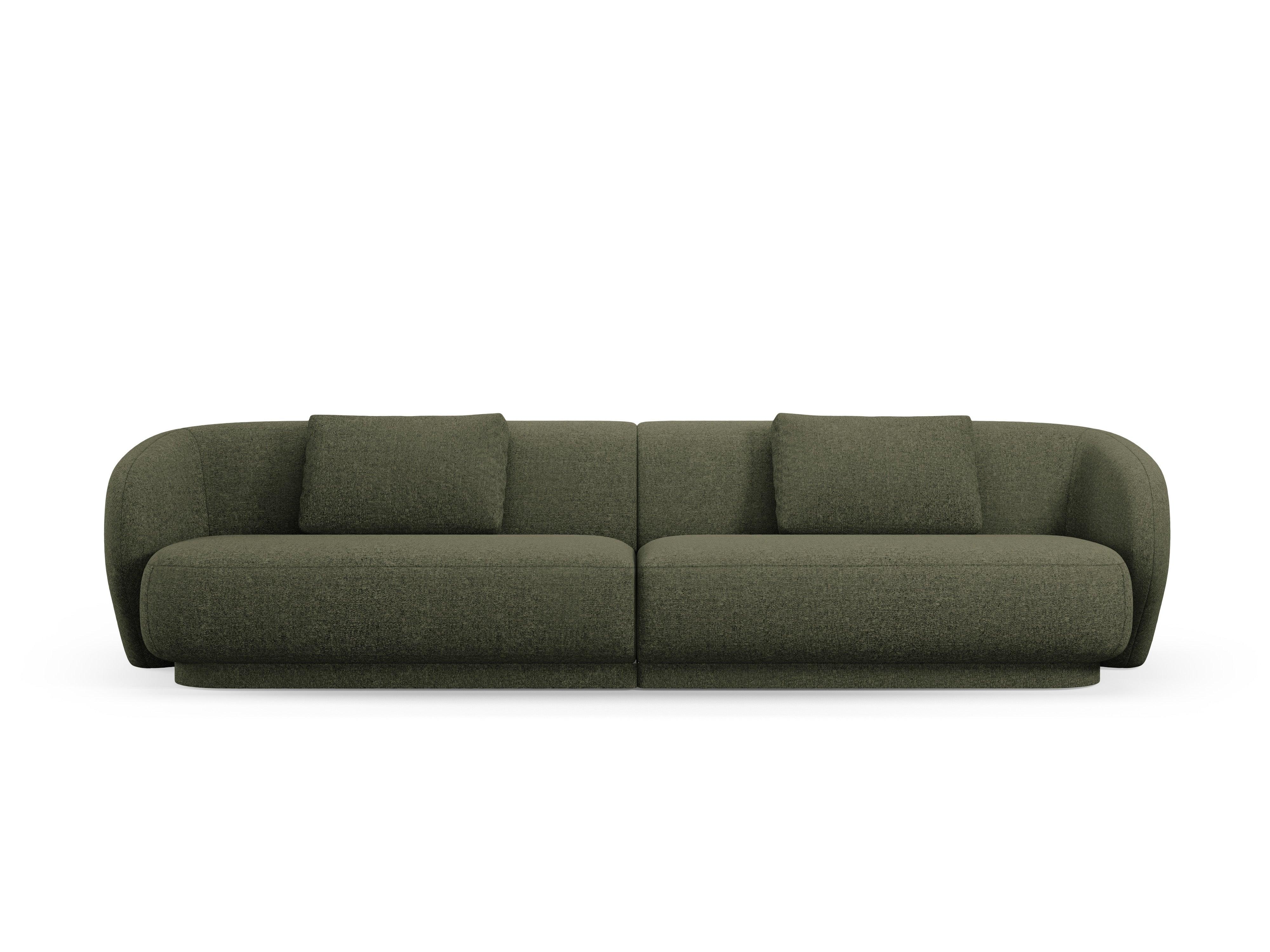 Sofa 4-osobowa CAMDEN zielony szenil Cosmopolitan Design Eye on Design