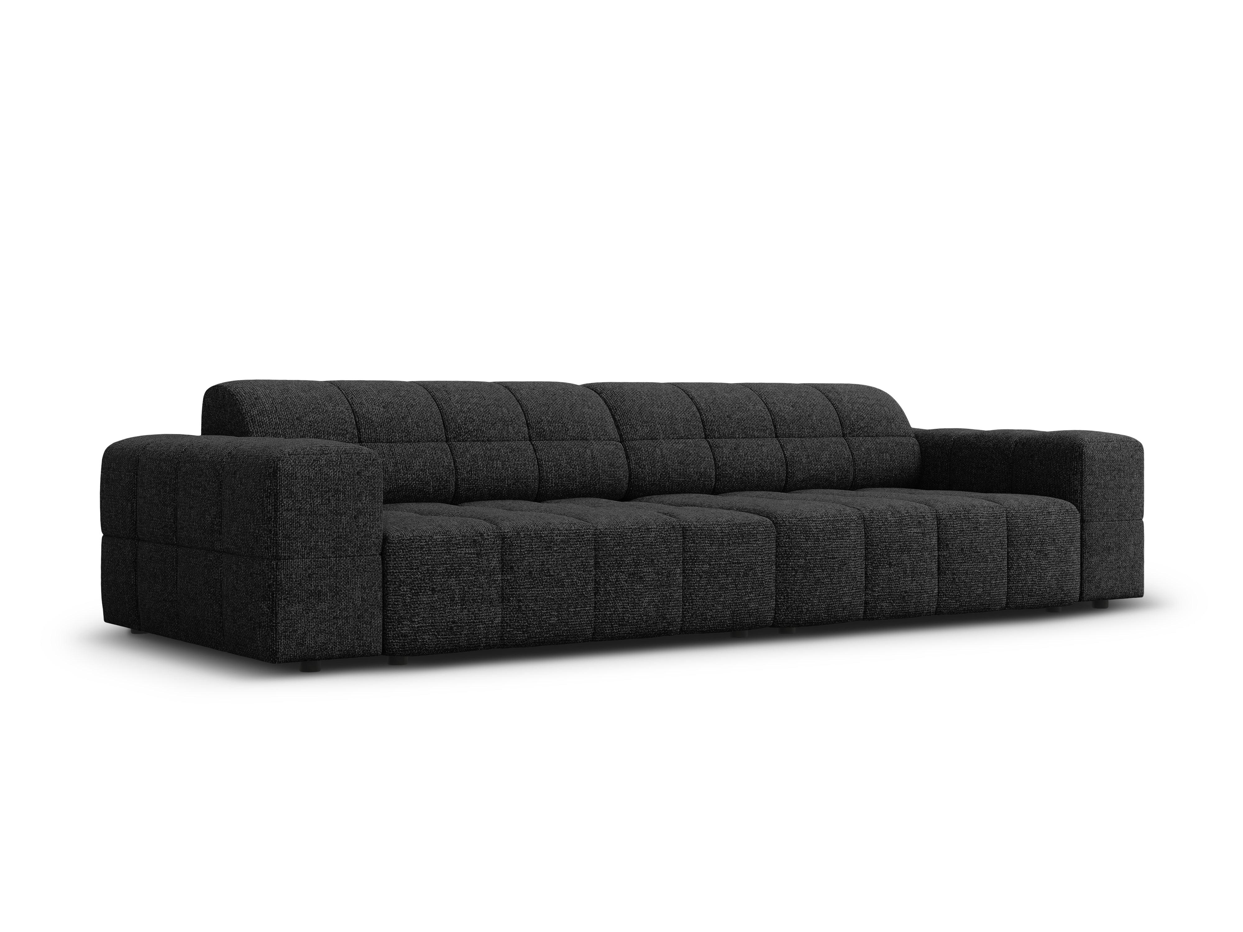 Sofa 4-osobowa CHICAGO czarny szenil Cosmopolitan Design Eye on Design