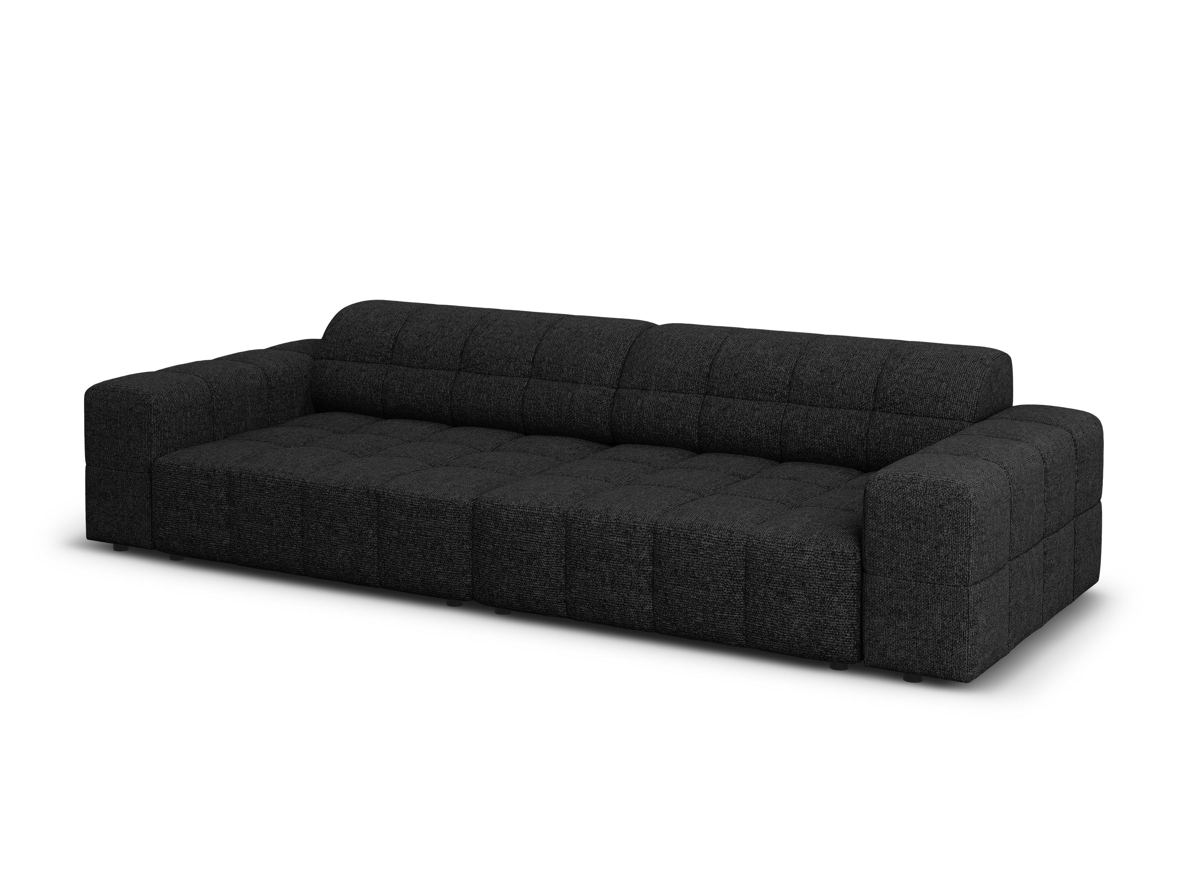 Sofa 4-osobowa CHICAGO czarny szenil Cosmopolitan Design Eye on Design