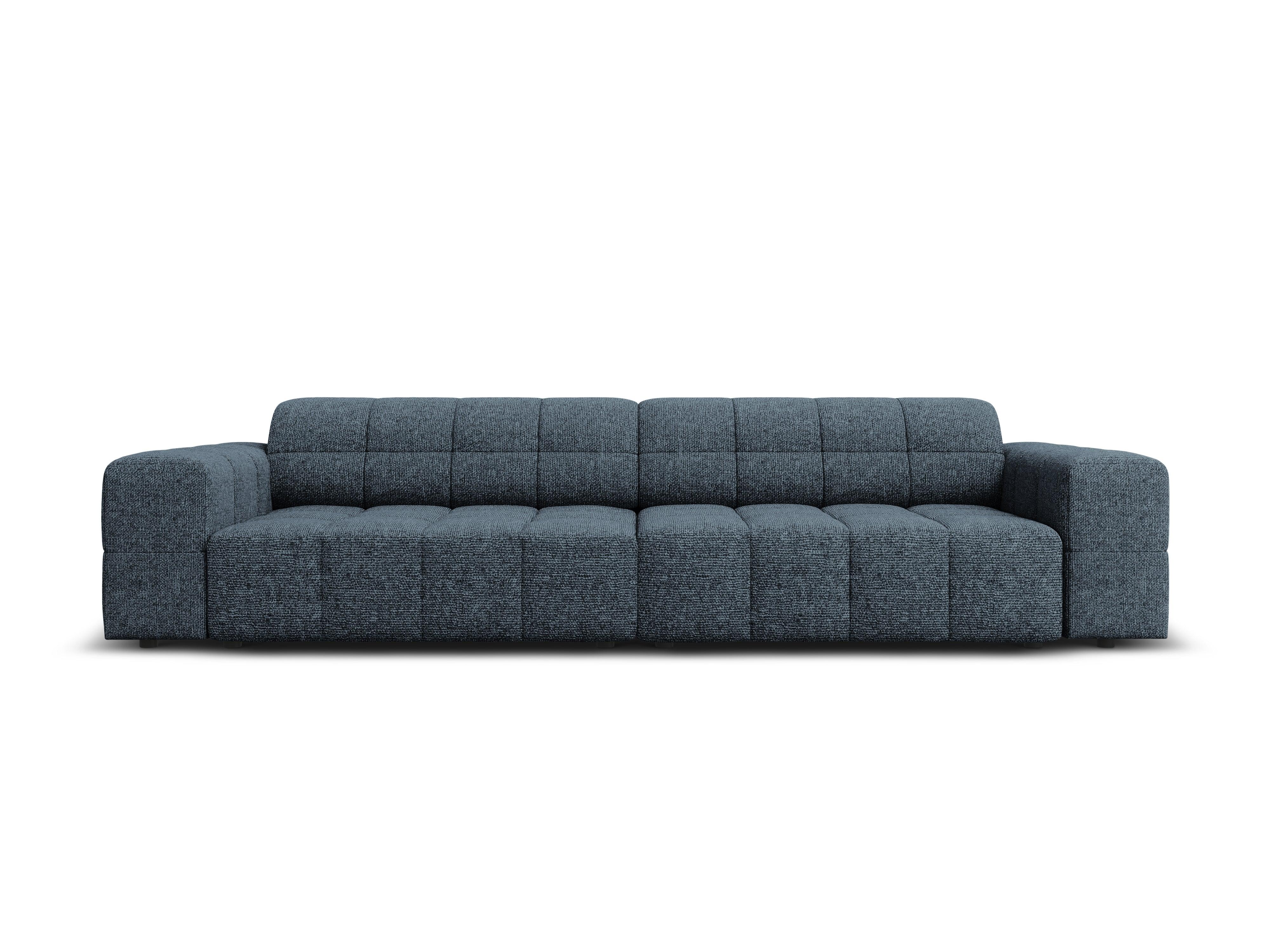 Sofa 4-osobowa CHICAGO niebieski szenil Cosmopolitan Design Eye on Design