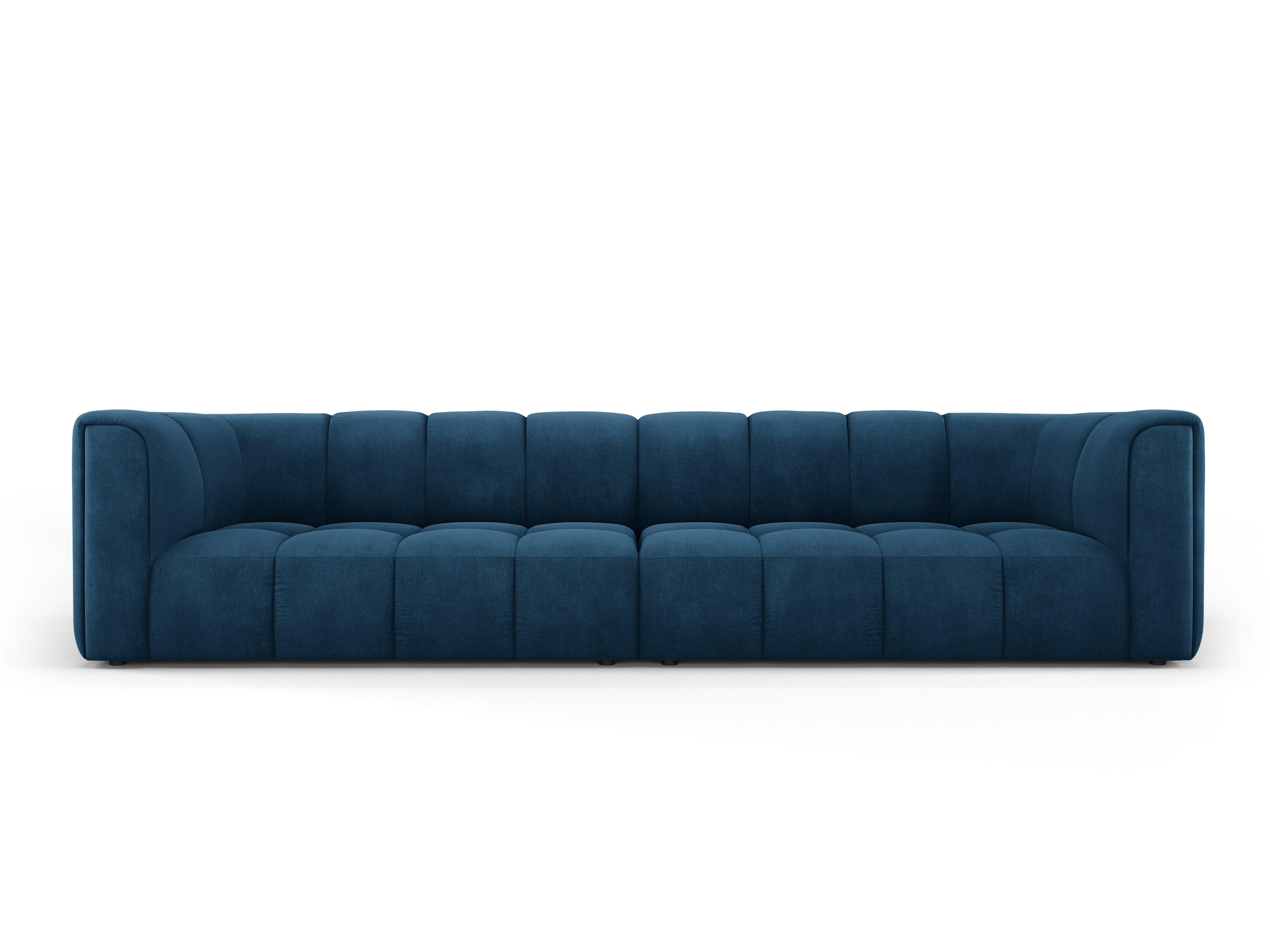 Sofa 4-osobowa FRANCESCA granat królewski szenil Milo Casa Eye on Design