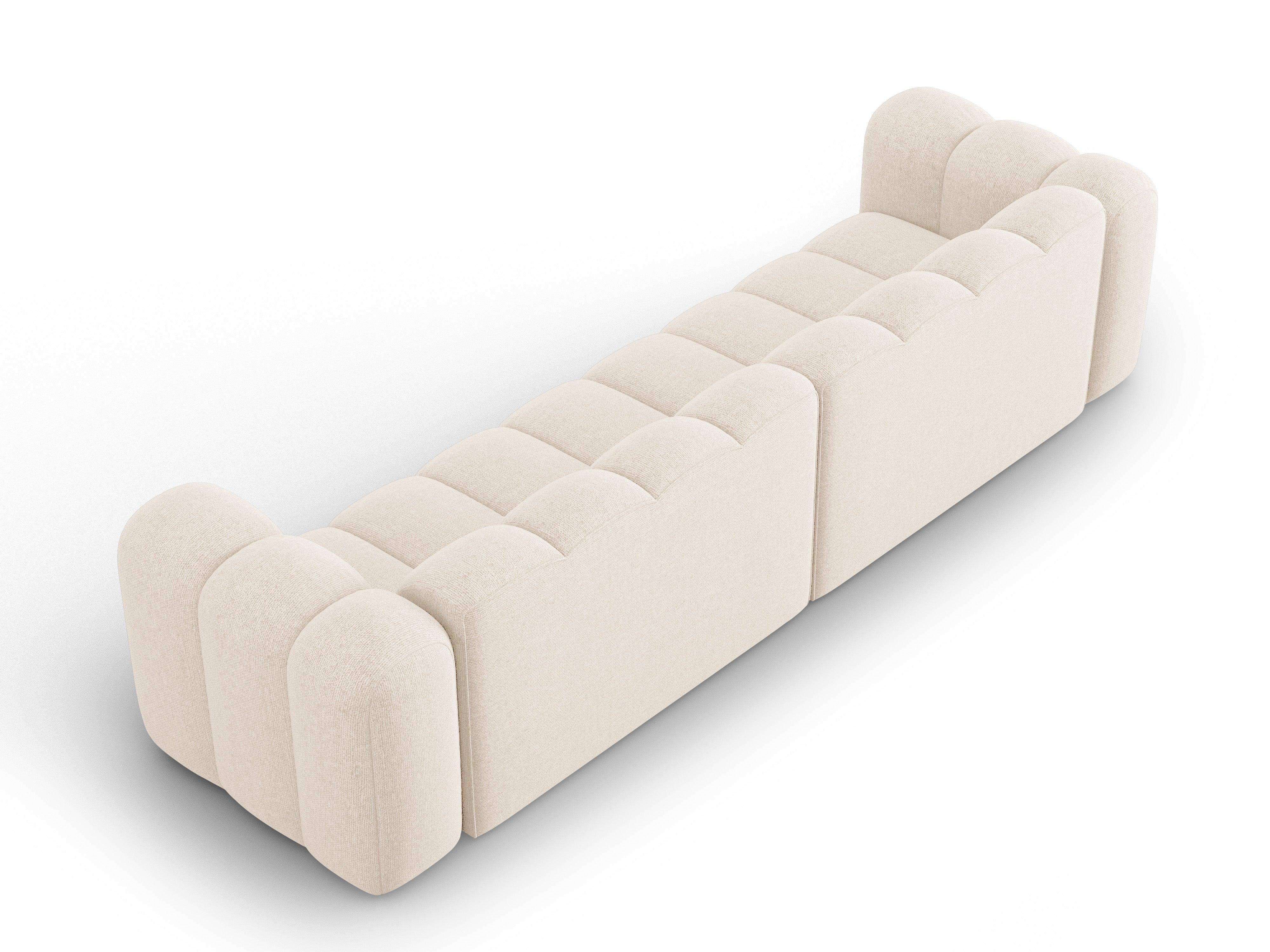 Sofa 4-osobowa SKYLER jasny beżowy szenil Interieurs 86 Eye on Design