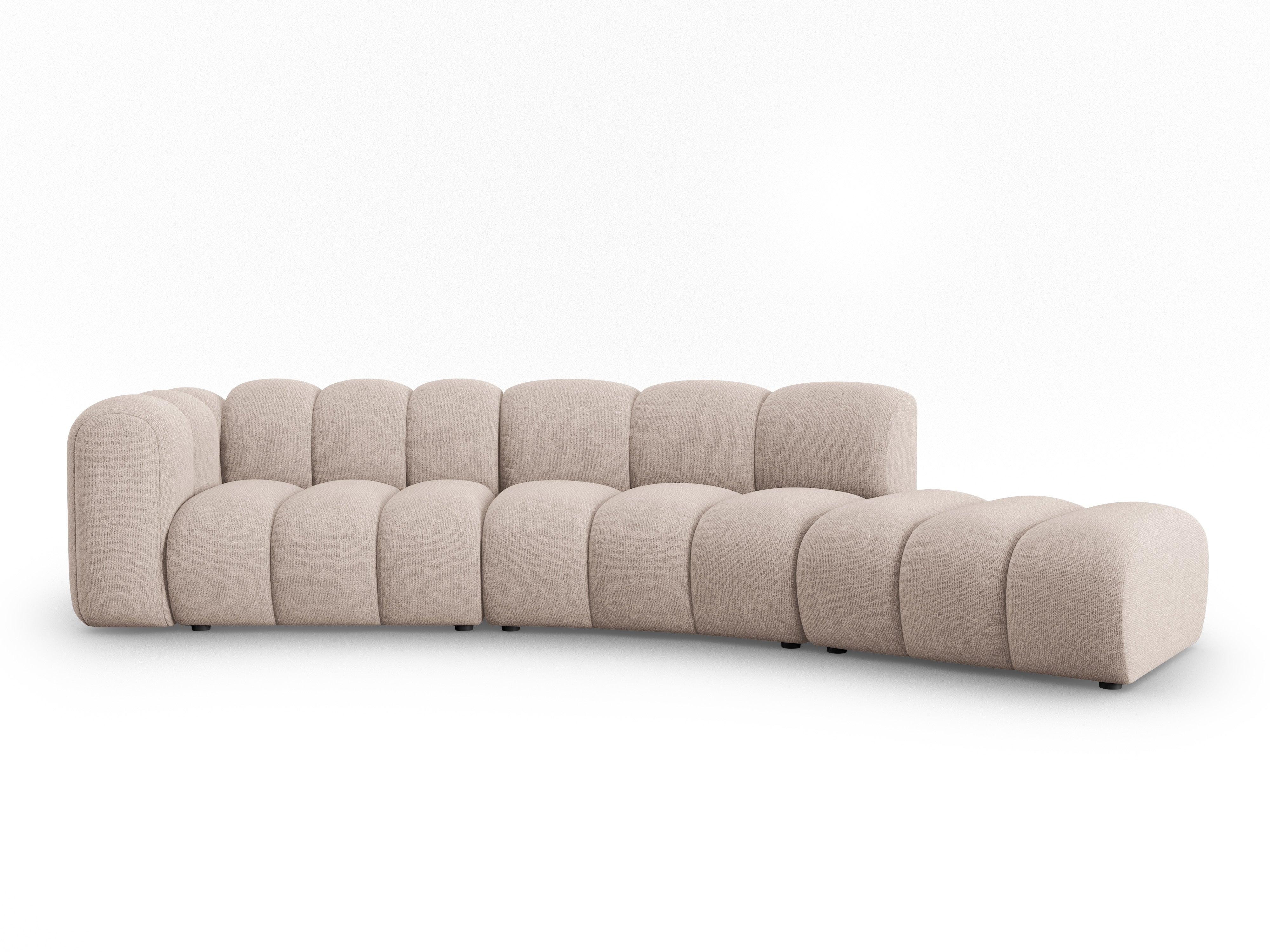Sofa 5-osobowa prawostronna SKYLER beżowy szenil Interieurs 86 Eye on Design