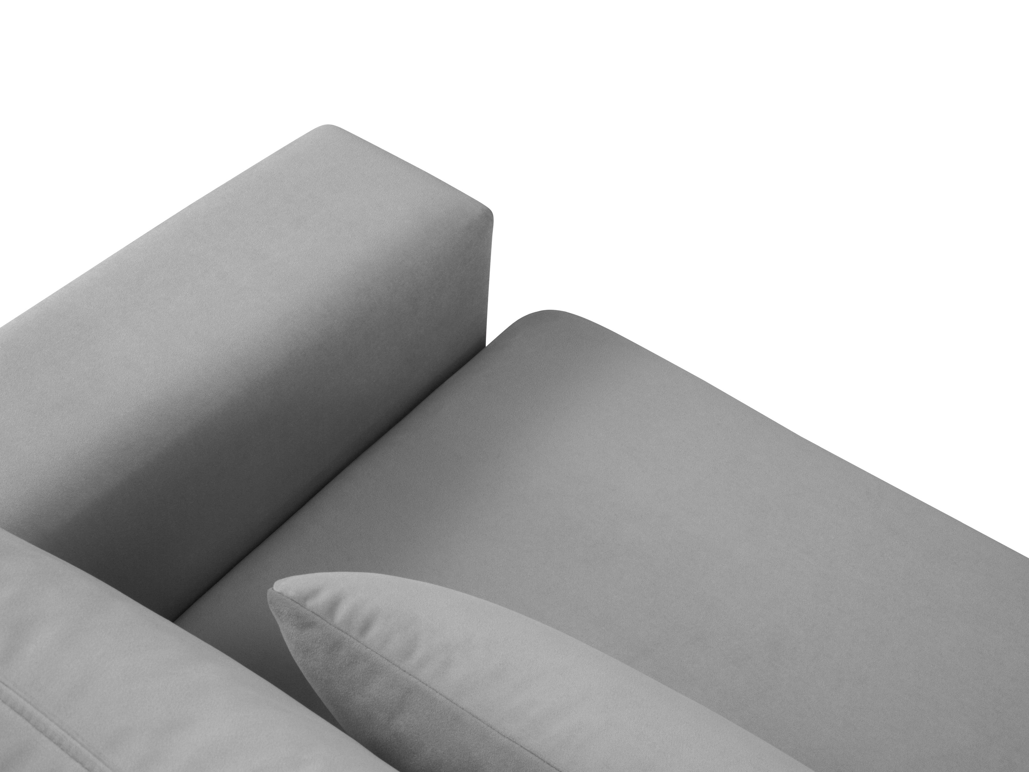 Sofa aksamitna 2-osobowa HEBE szary Mazzini Sofas Eye on Design