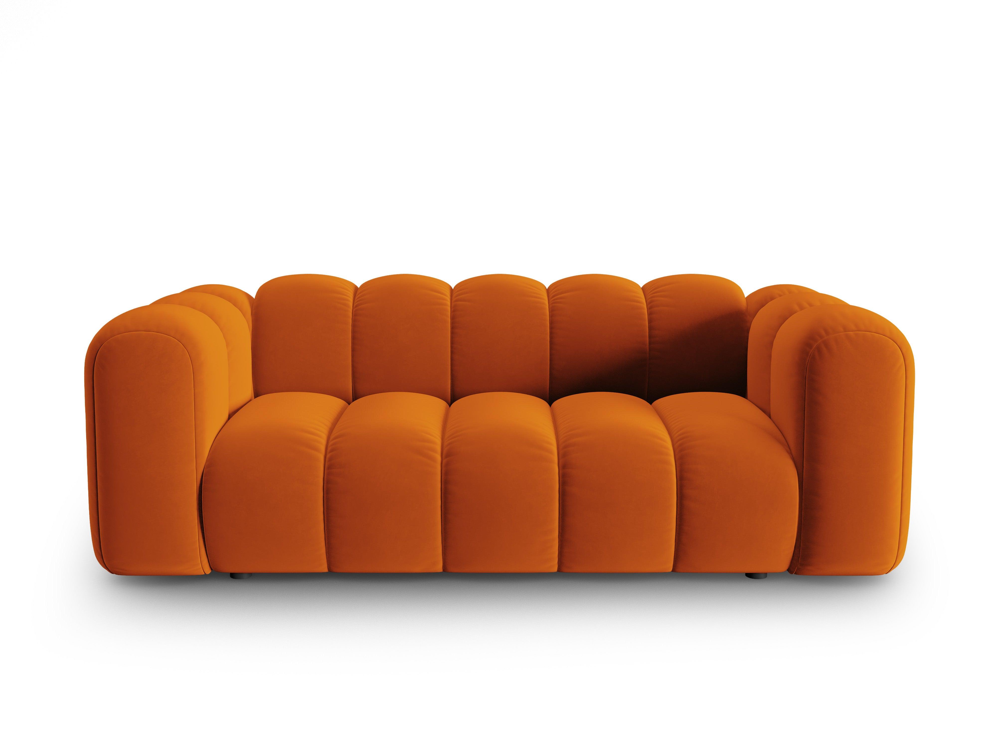 Sofa aksamitna 2-osobowa SKYLER ceglany Interieurs 86 Eye on Design
