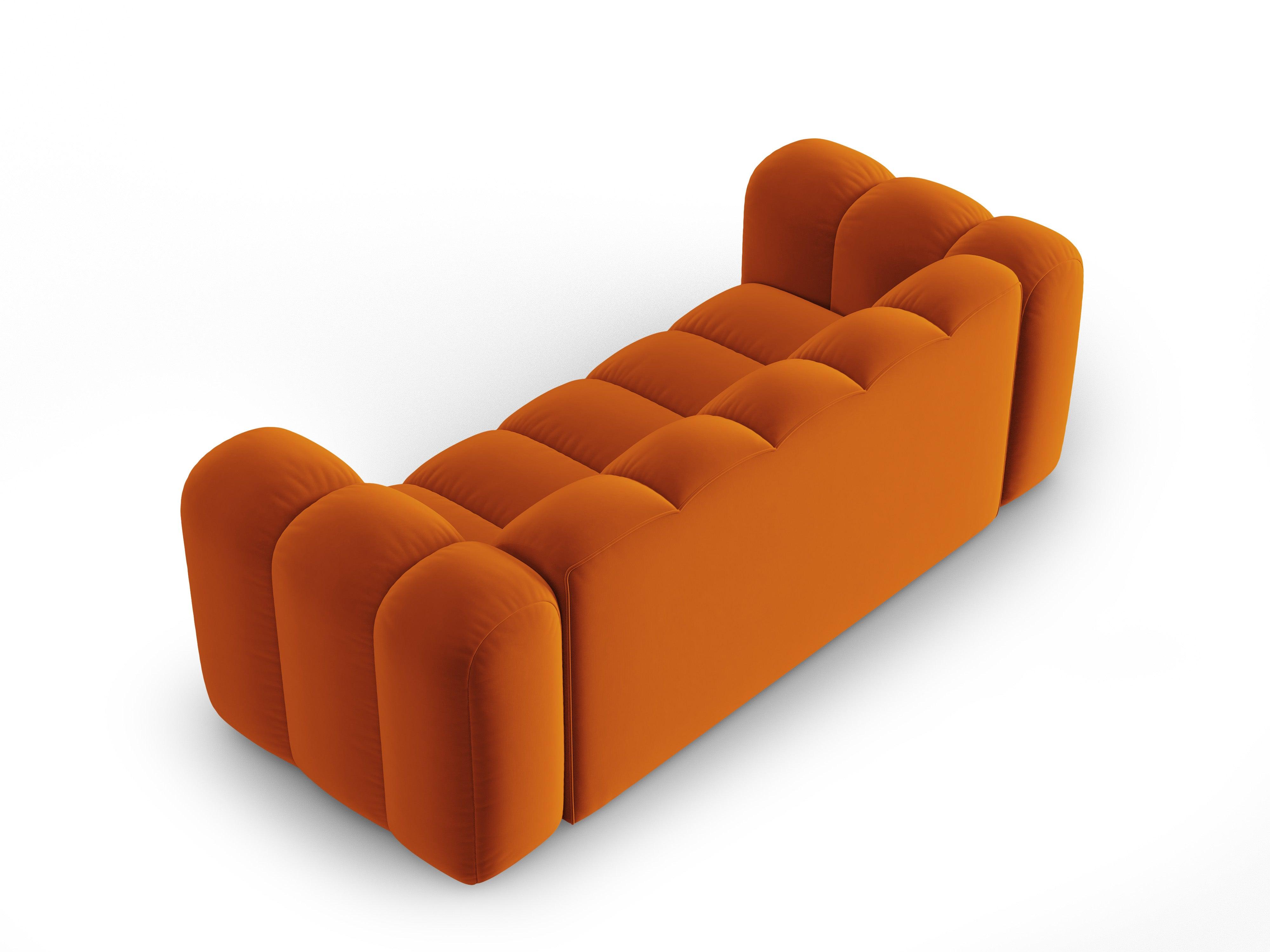 Sofa aksamitna 2-osobowa SKYLER ceglany Interieurs 86 Eye on Design