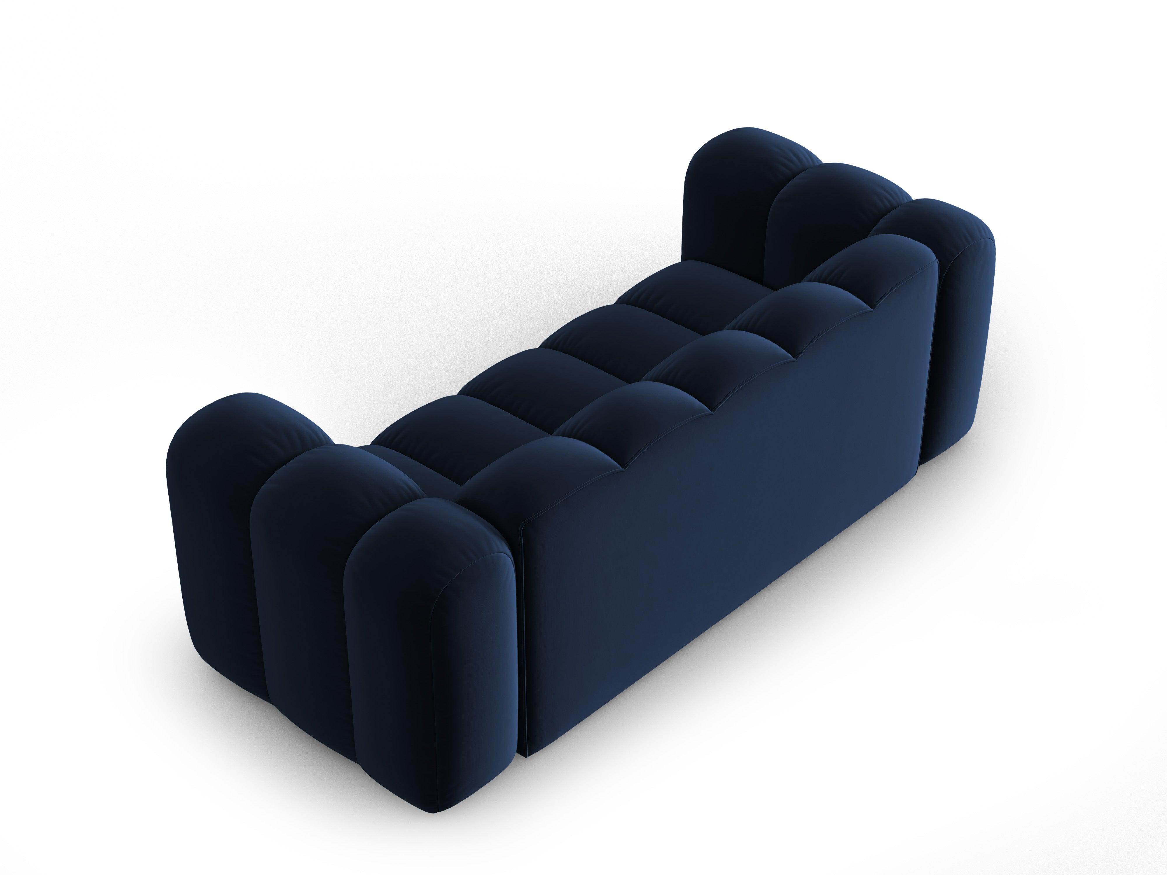 Sofa aksamitna 2-osobowa SKYLER granatowy Interieurs 86 Eye on Design