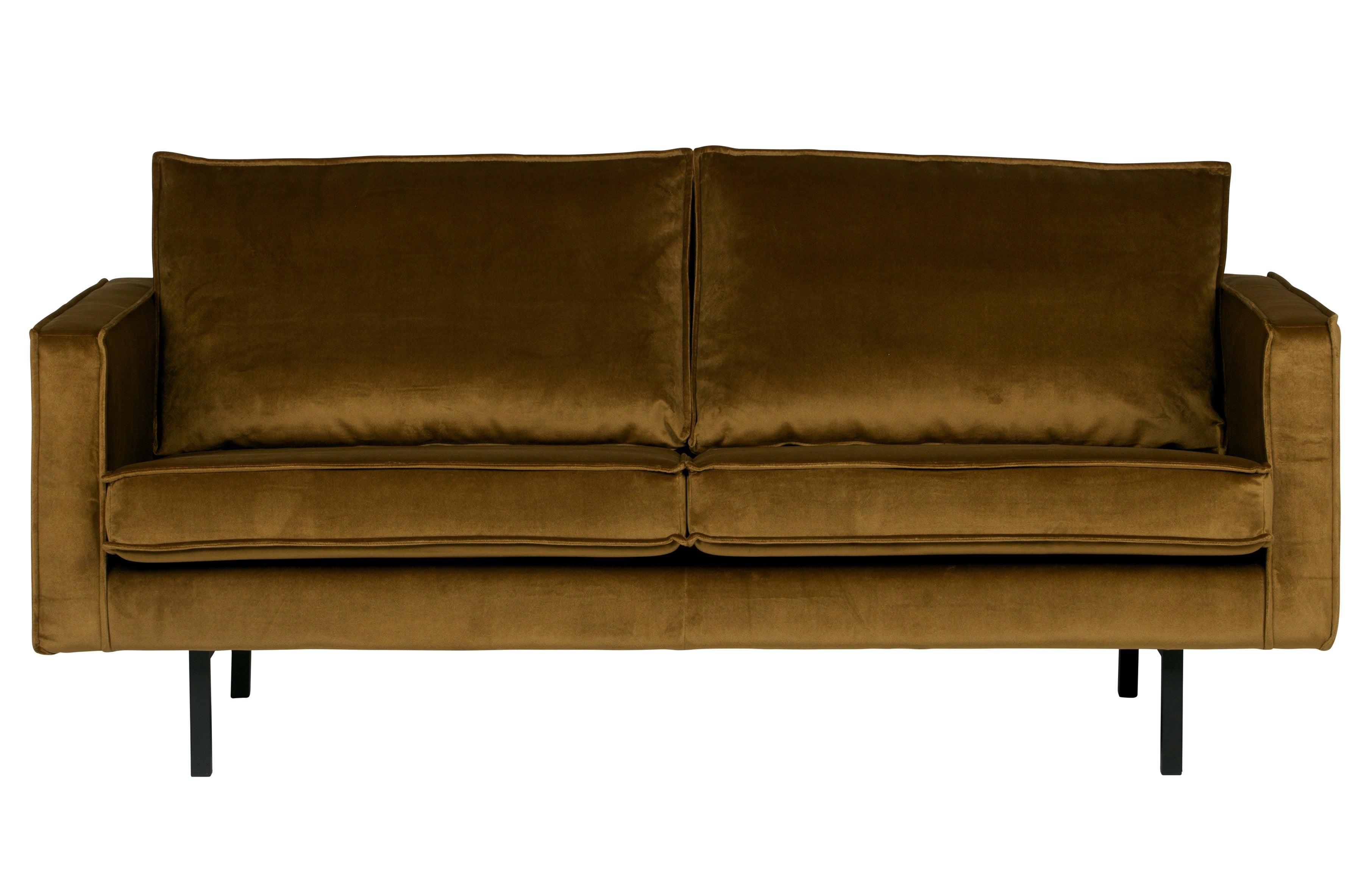 Sofa aksamitna 2,5-osobowa RODEO miodowy Be Pure Eye on Design