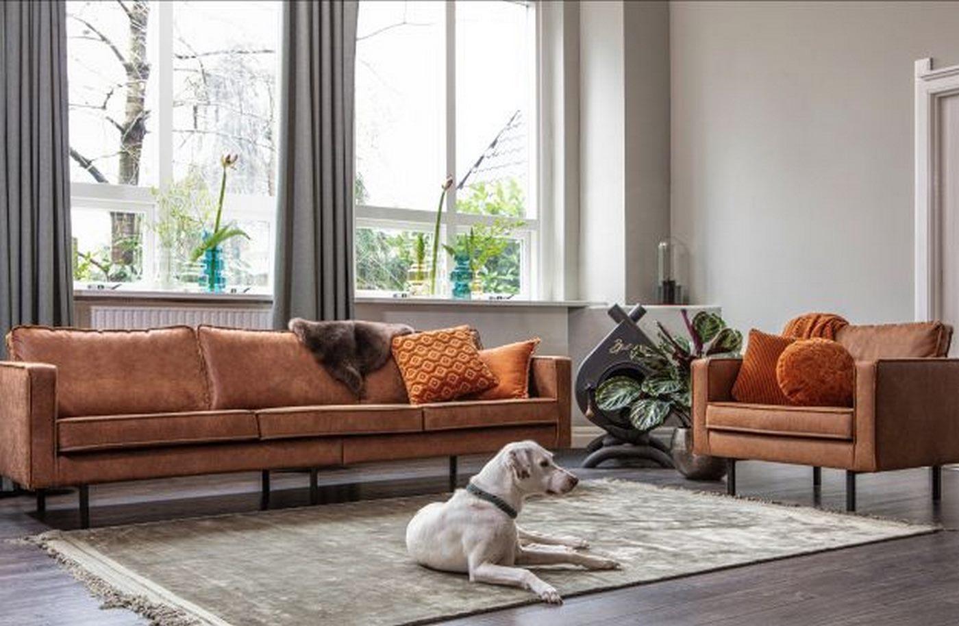 Sofa aksamitna 2,5-osobowa RODEO morski Be Pure Eye on Design
