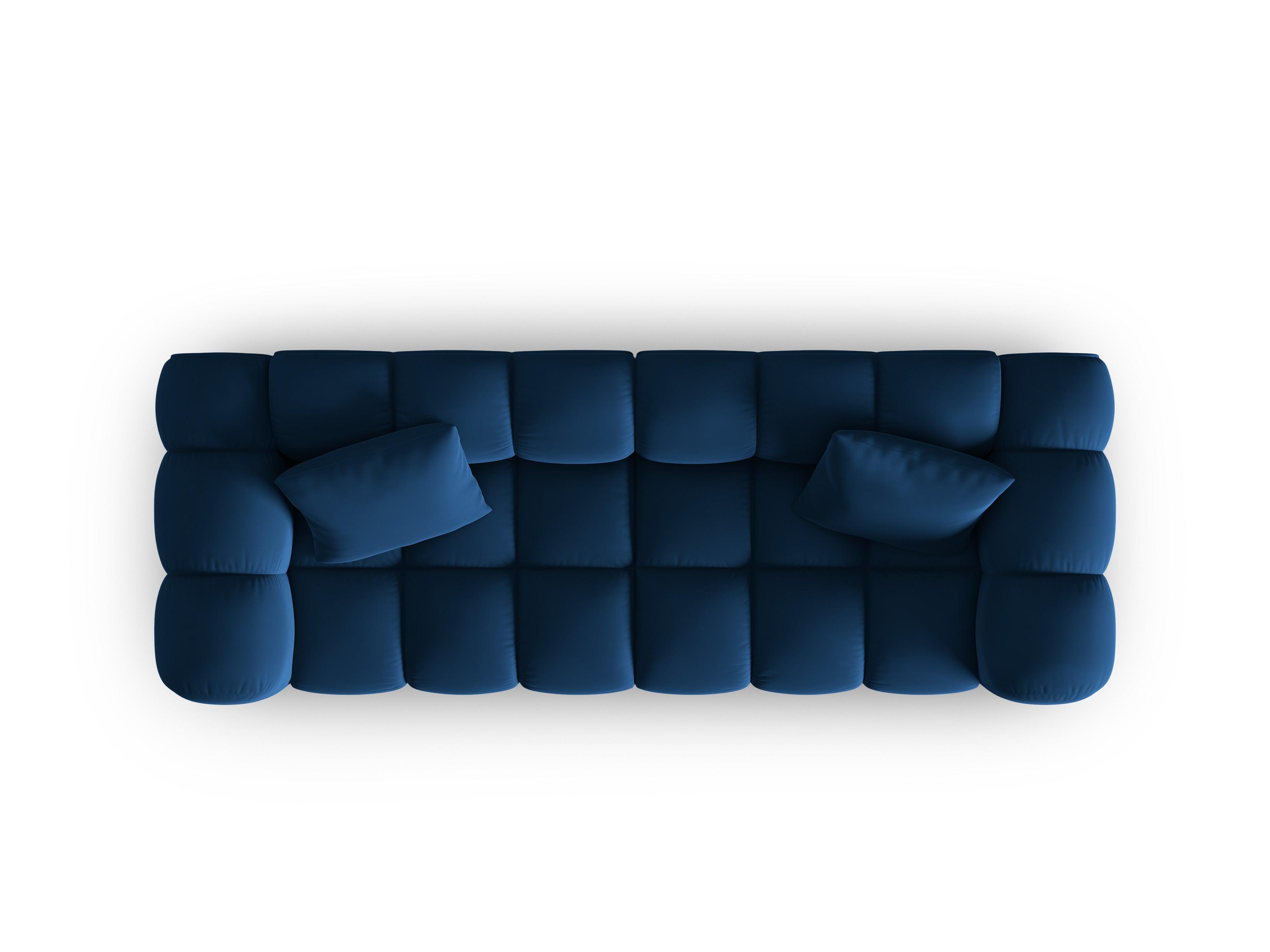 Sofa aksamitna 3-osobowa HALLEY granat królewski Windsor & Co Eye on Design