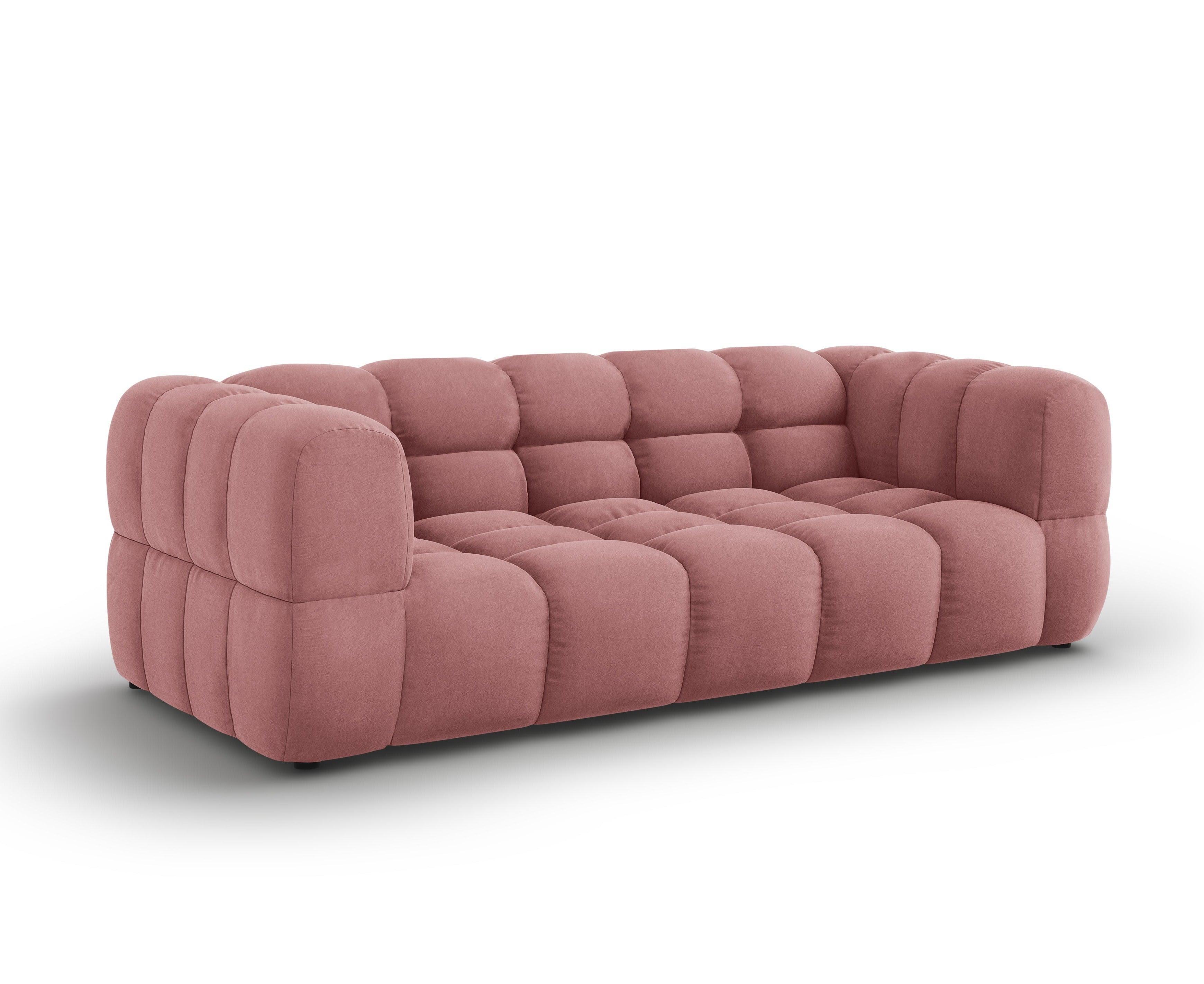 Sofa aksamitna 3-osobowa SKY łososiowy Cosmopolitan Design Eye on Design