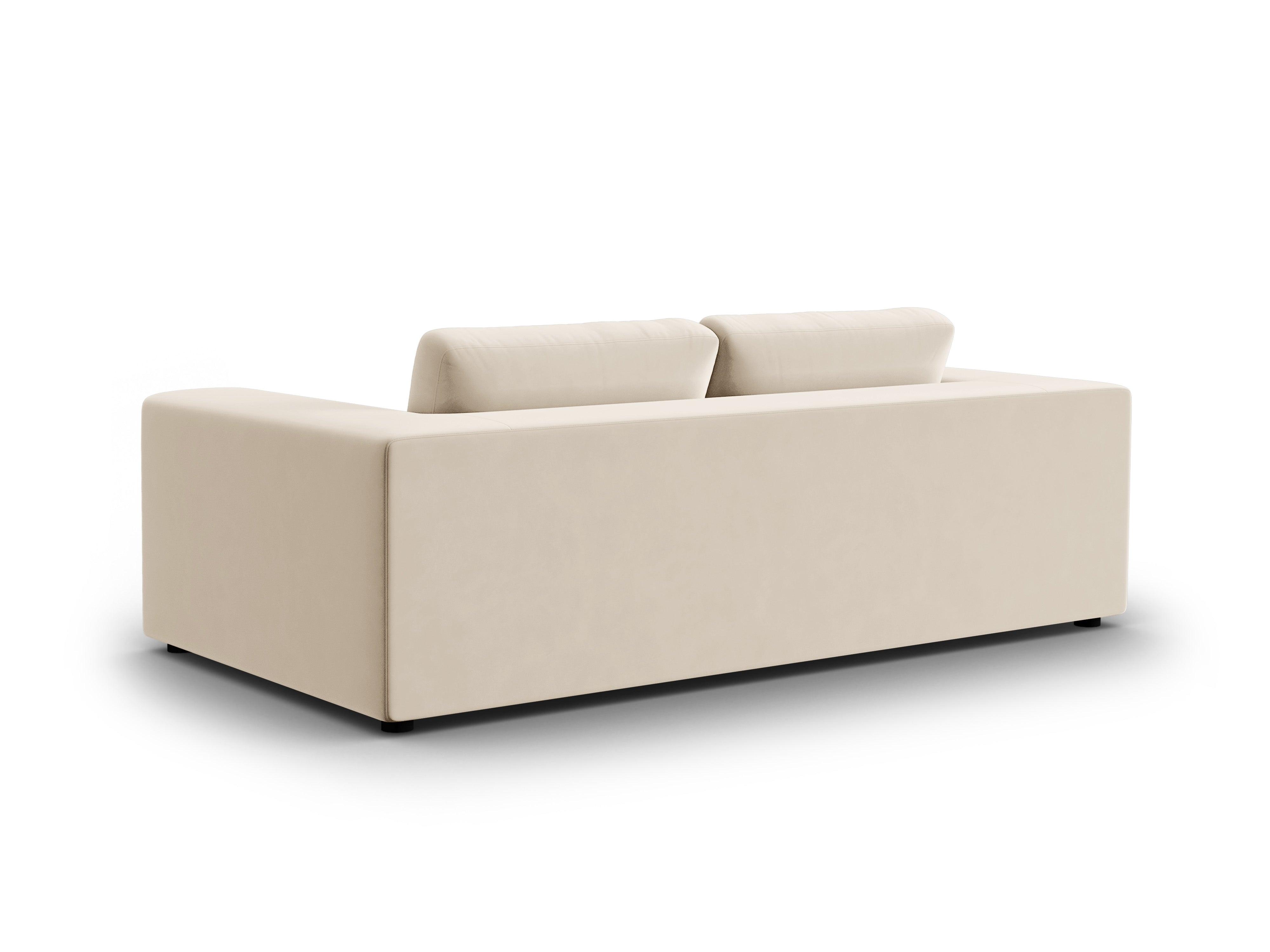 Sofa aksamitna 3-osobowa TENDANCE beżowy CXL by Christian Lacroix Eye on Design