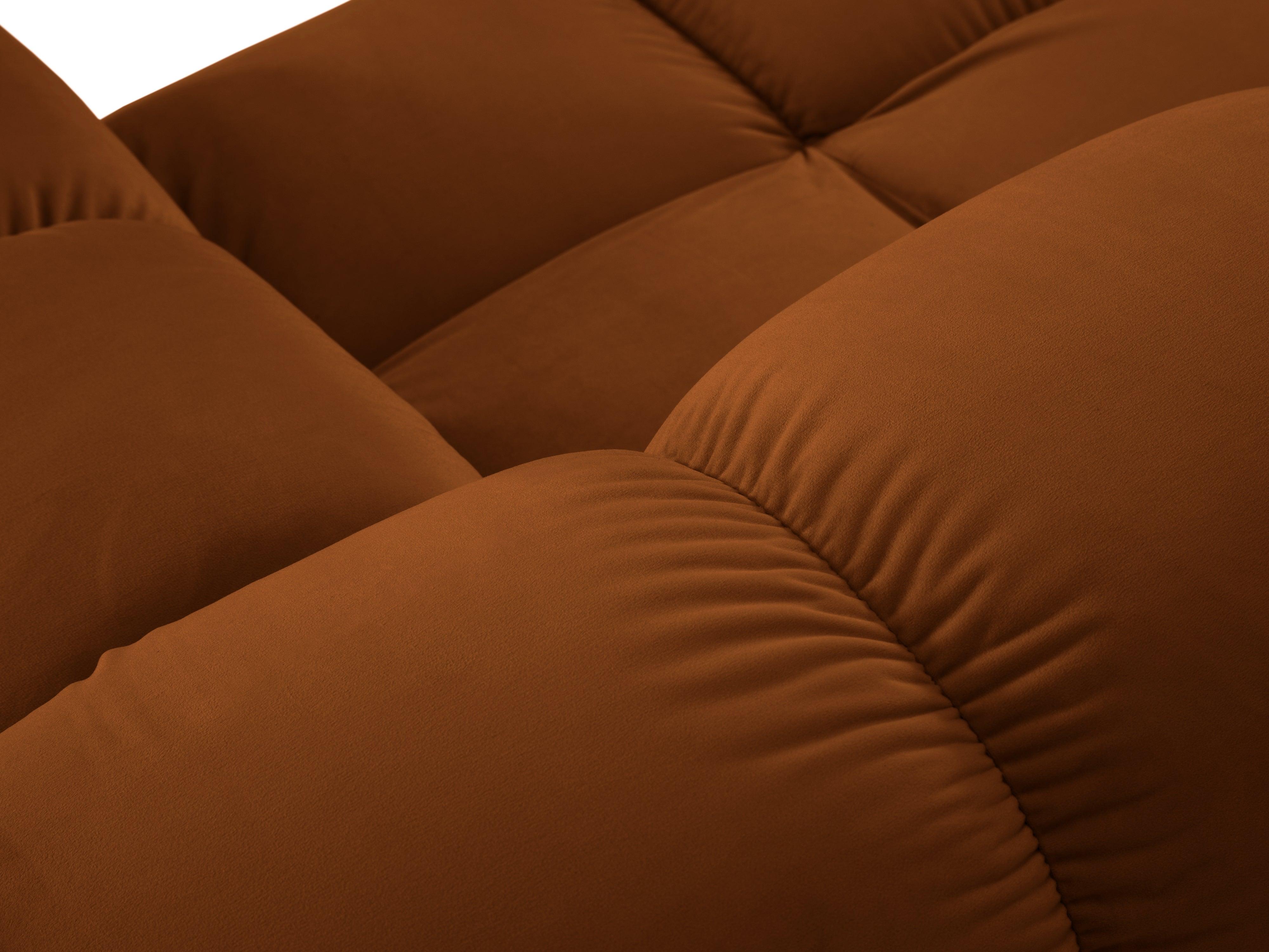 Sofa aksamitna 3-osobowa TROPEA terracotta Milo Casa Eye on Design