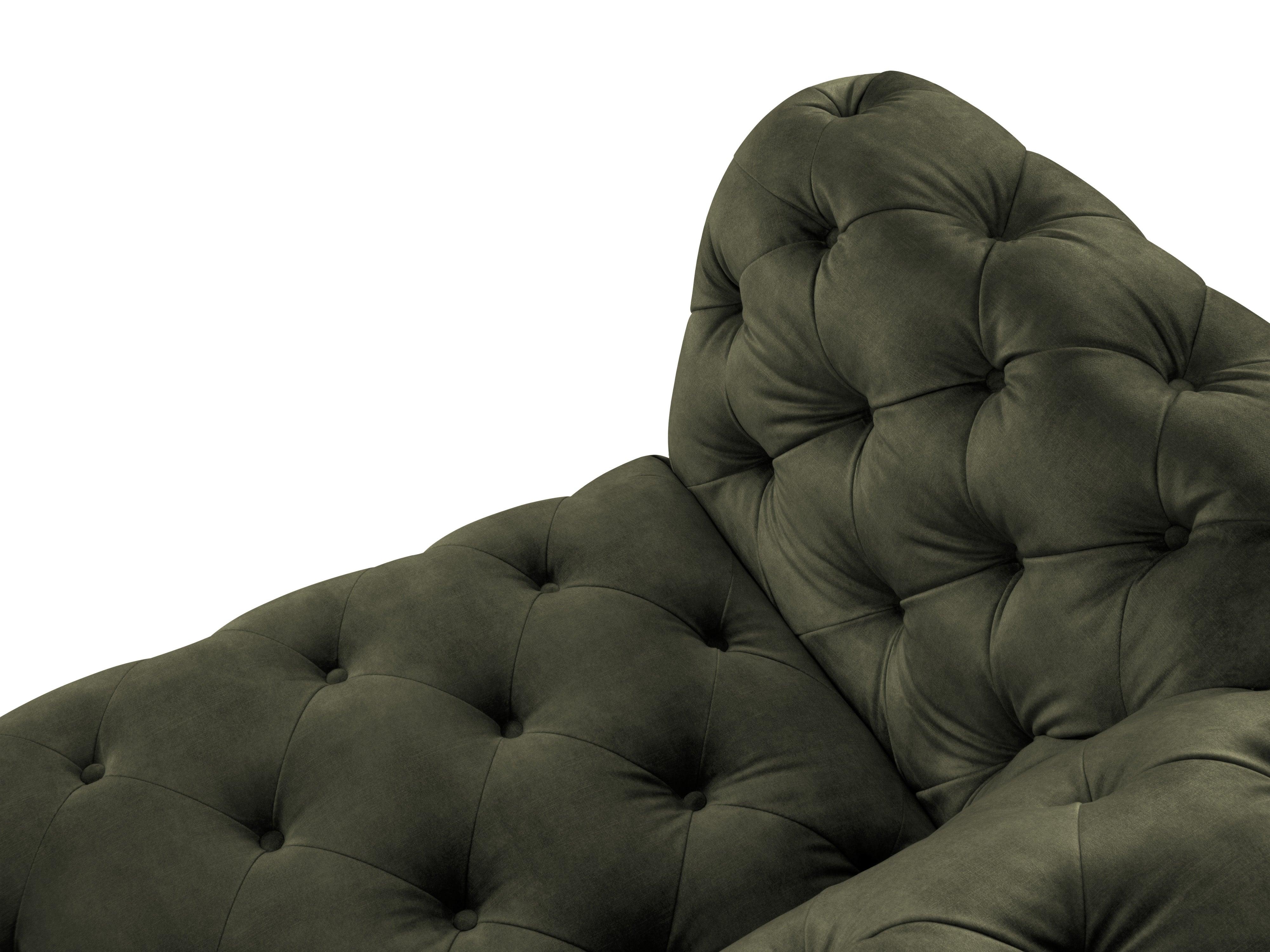 Sofa aksamitna 4-osobowa LOGE ciemnozielony Windsor & Co Eye on Design