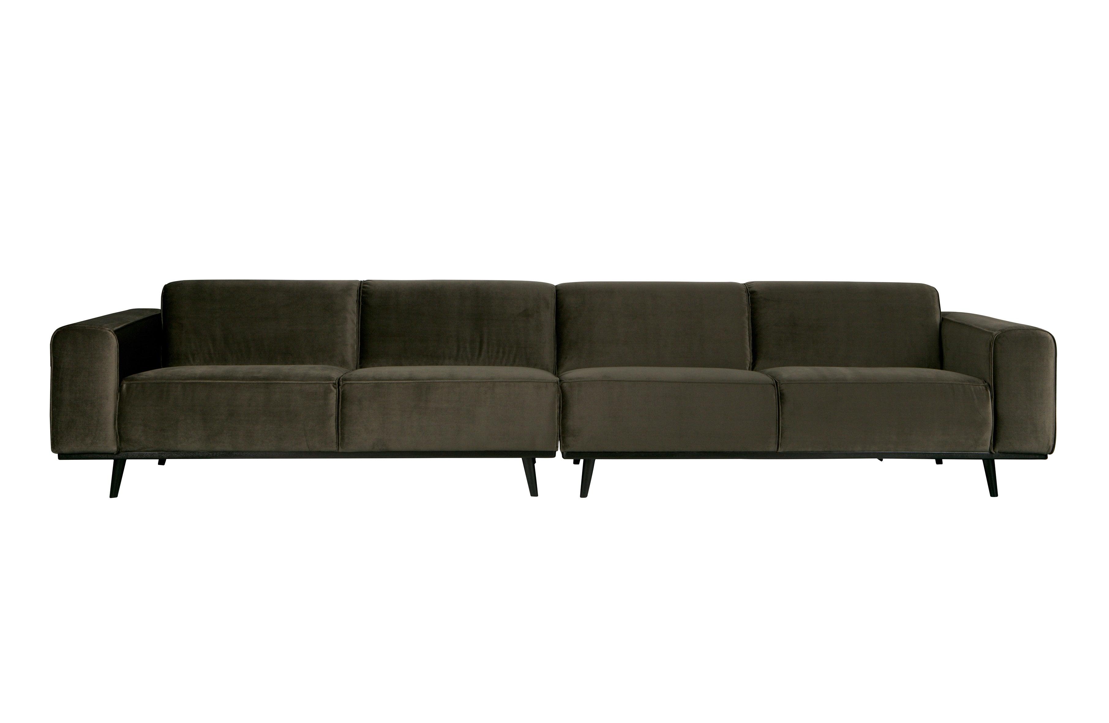 Sofa aksamitna 4-osobowa STATEMENT ciemnozielony Be Pure 372 cm Eye on Design