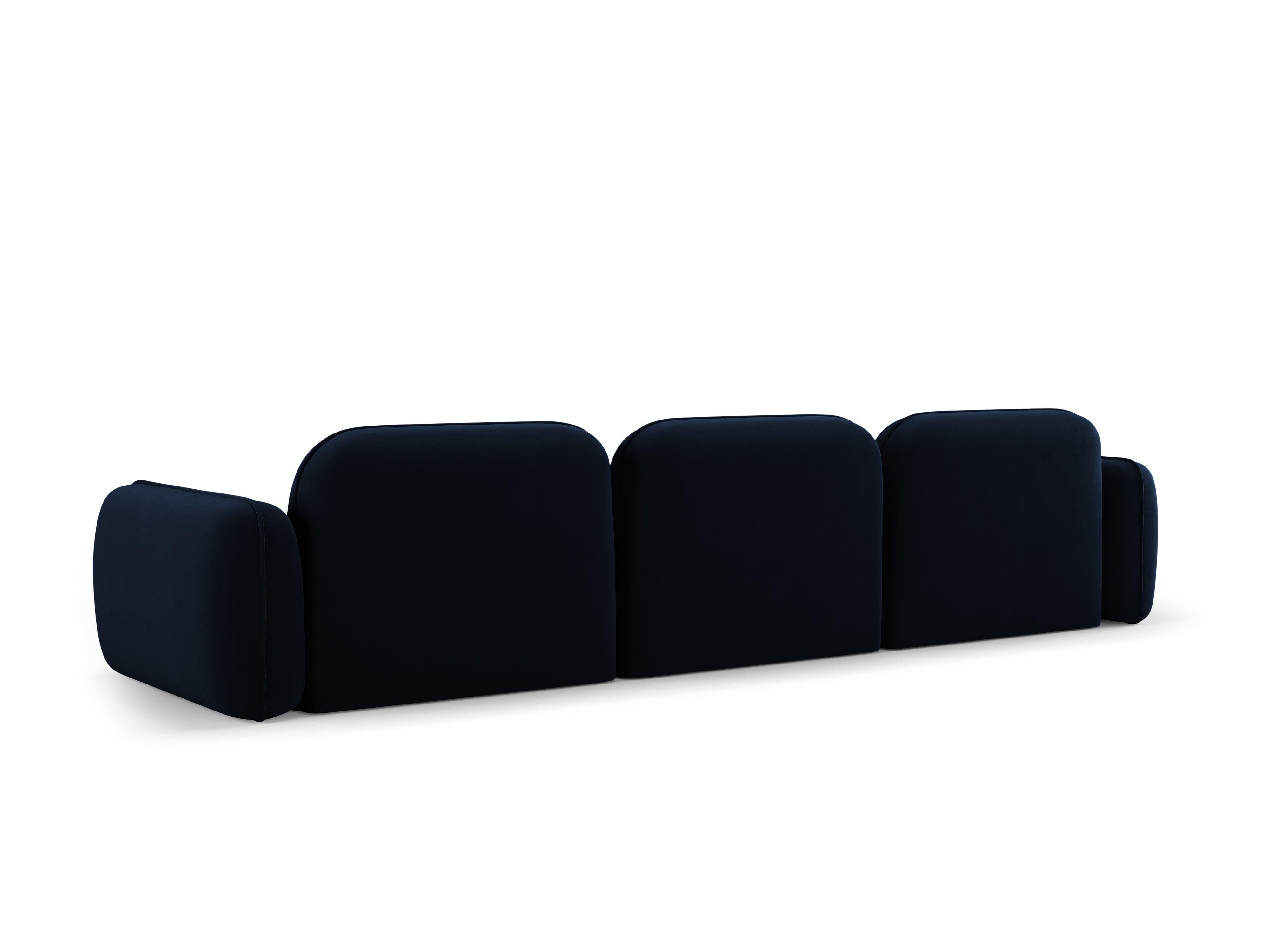 Sofa modułowa aksamitna 4-osobowa SYDNEY granat królewski Cosmopolitan Design Eye on Design