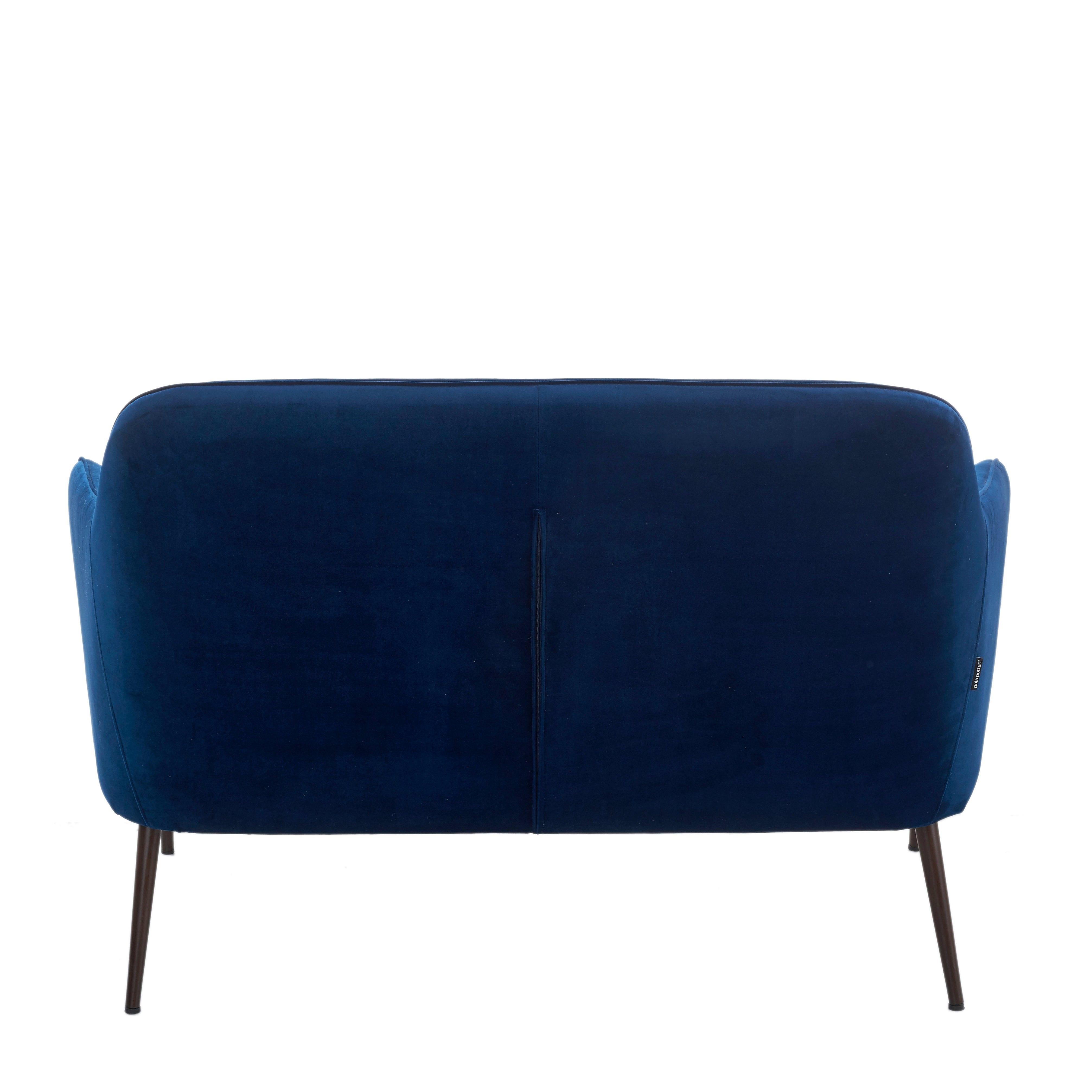 Sofa aksamitna CHARMY ciemnoniebieski Pols Potten Eye on Design