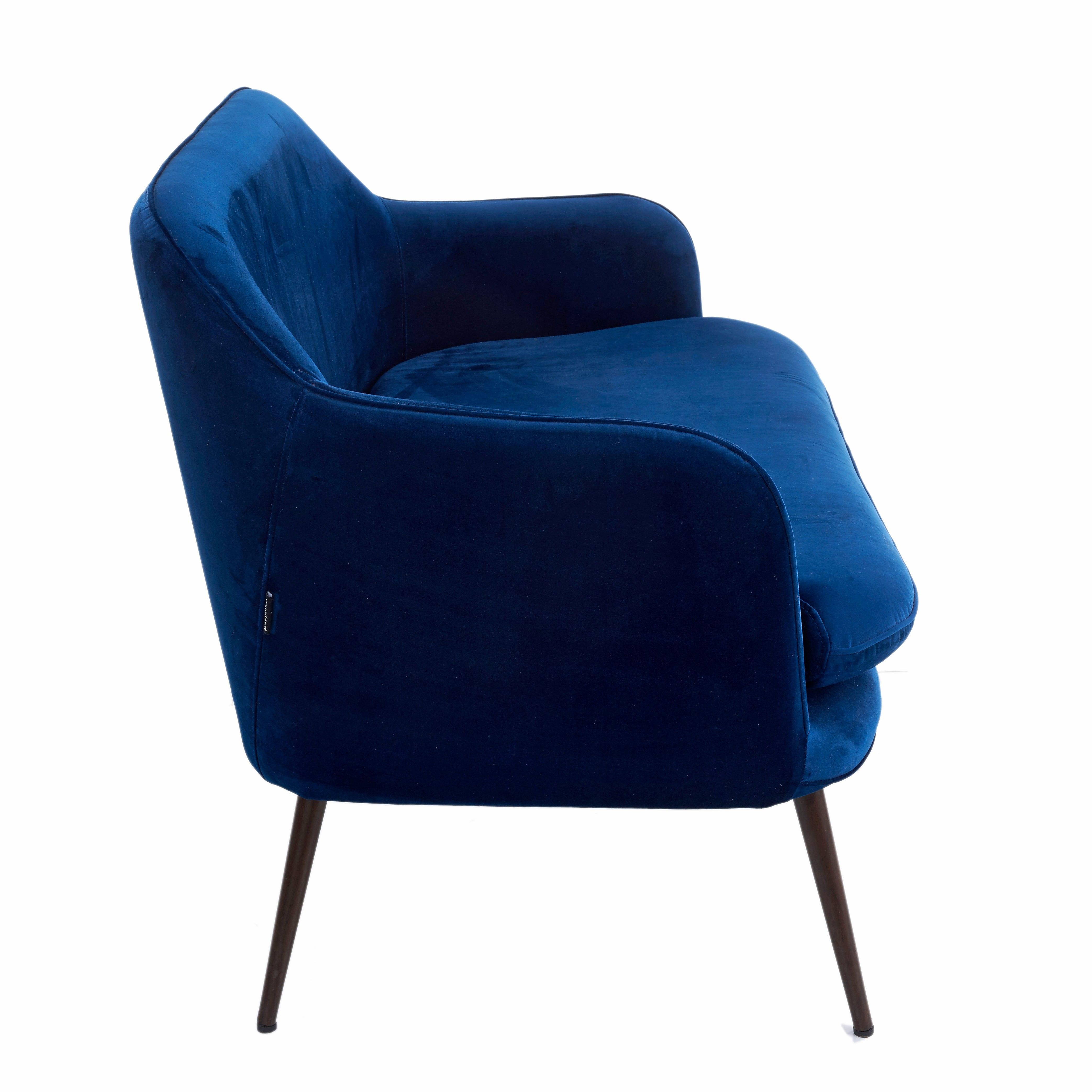 Sofa aksamitna CHARMY ciemnoniebieski Pols Potten Eye on Design