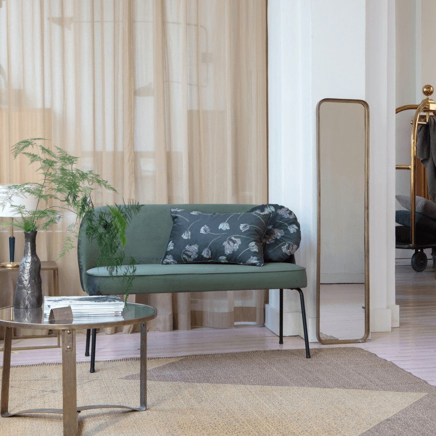Sofa aksamitna VOGUE miodowy Be Pure Eye on Design