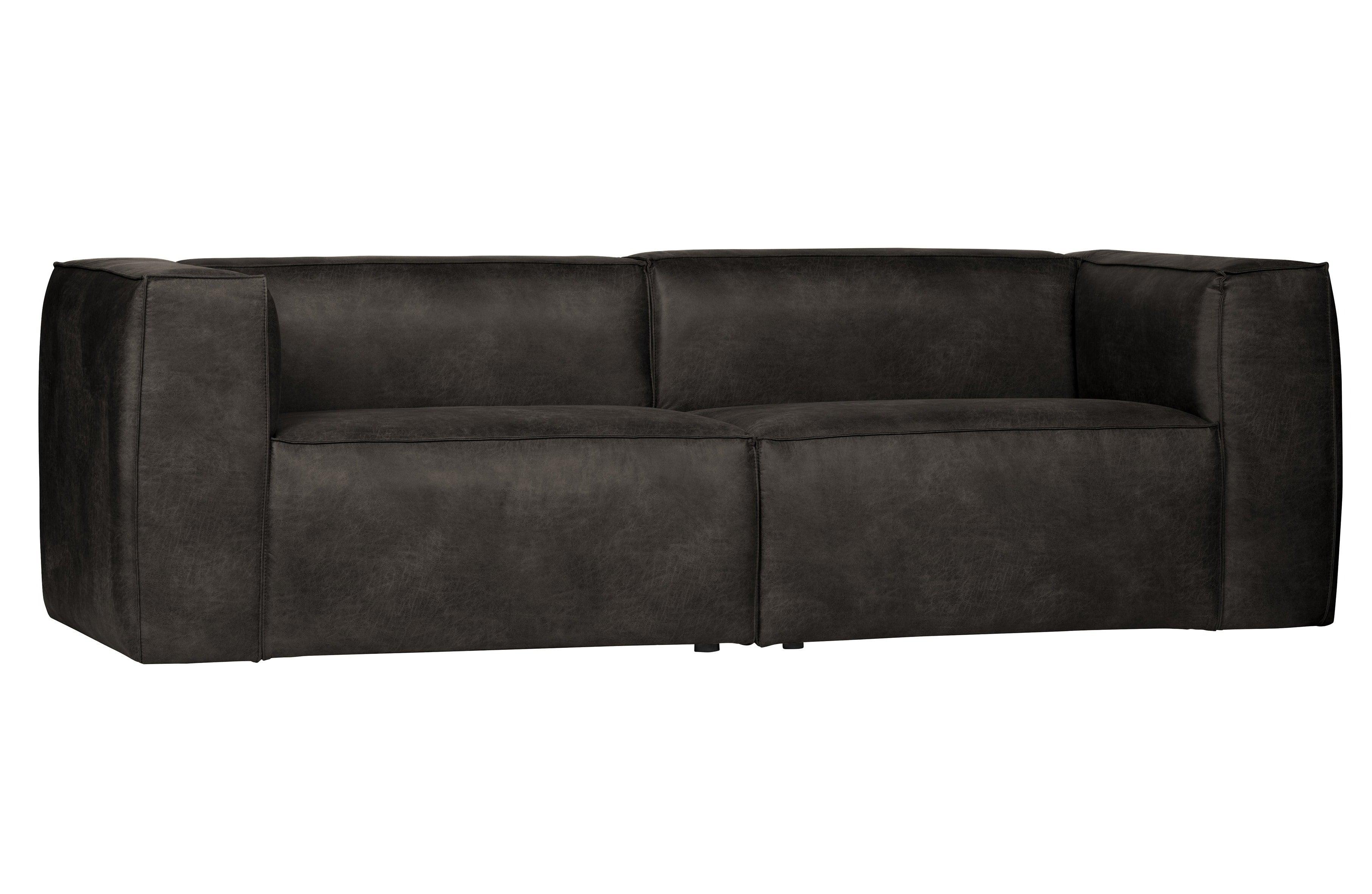 Sofa BEAN czarna ekoskóra Woood Eye on Design
