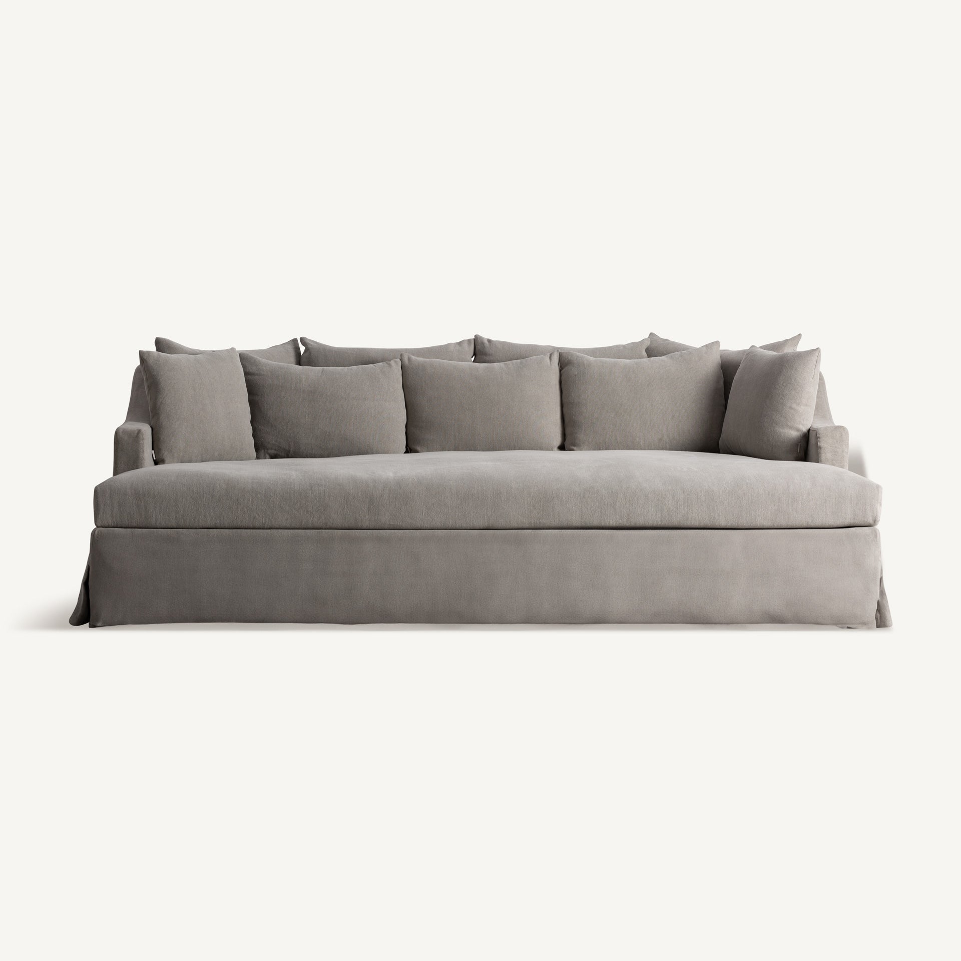 Sofa met slaapfunctie CORBUN grijs