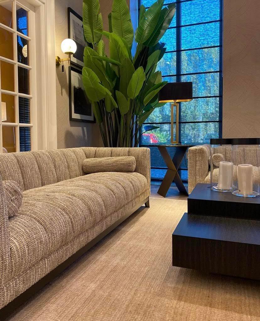 Sofa DITMAR beżowy melanż Eichholtz Eye on Design