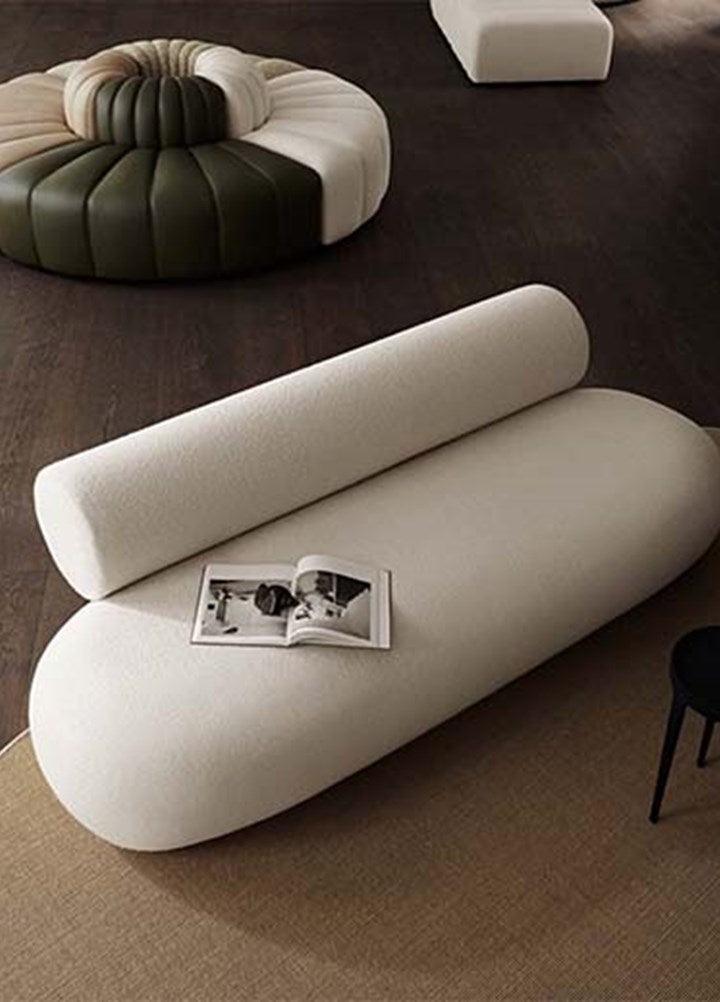 Sofa HIPPO boucle beżowy NORR11 Eye on Design