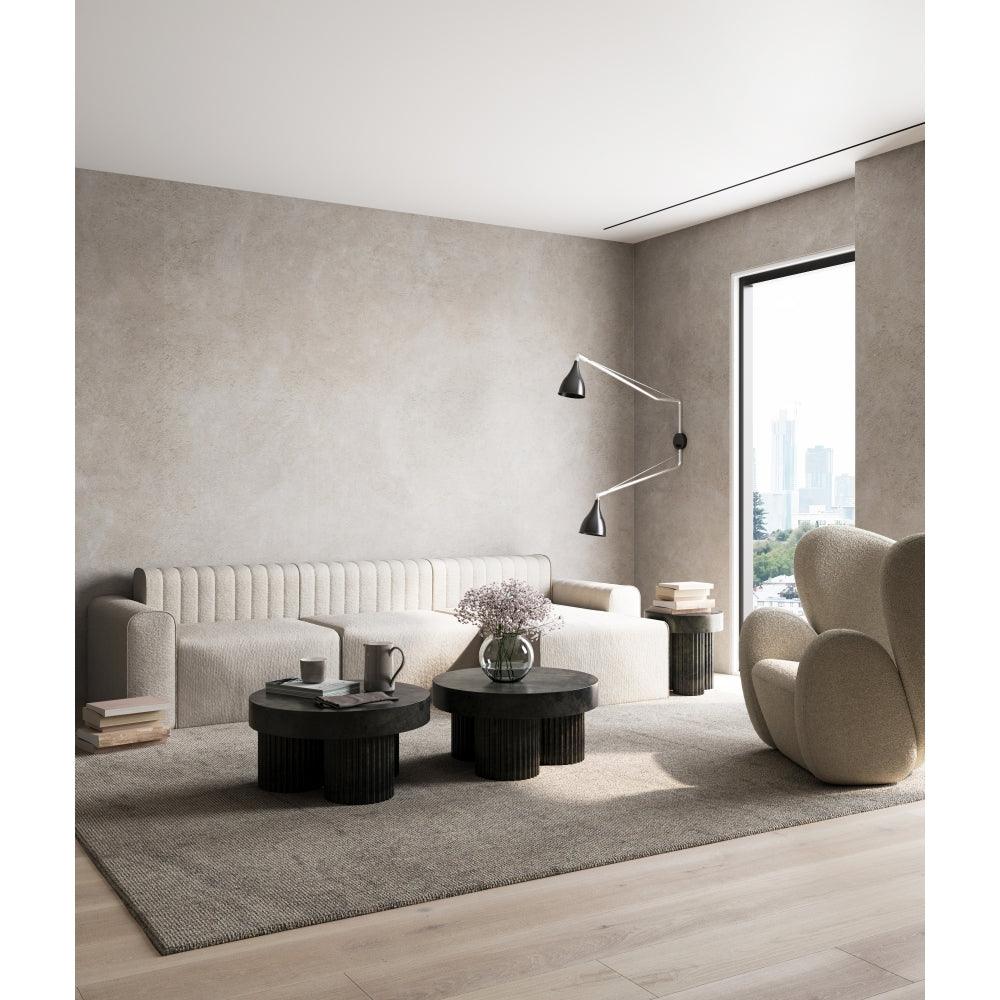 Sofa modułowa 2-osobowa RIFF boucle beżowy NORR11 Eye on Design